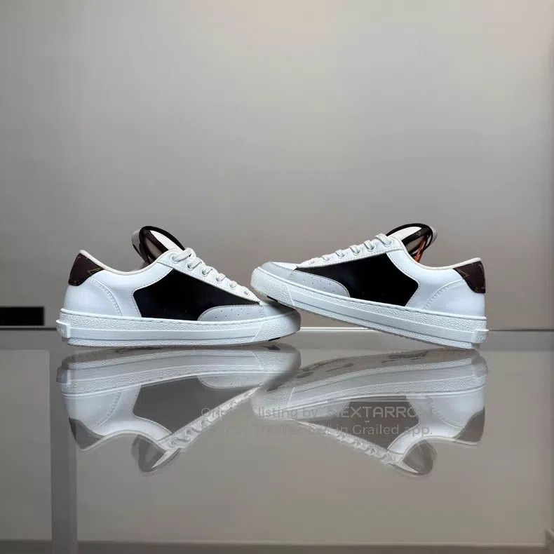 Louis Vuitton Louis Vuitton CHARLIE Black White Grey shoes Size US 5 / IT 35 - 4 Thumbnail
