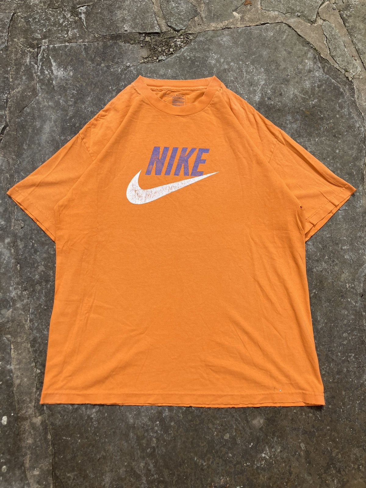 Nike × Vintage Y2K Nike Distressed Oversized Tee Size US XL / EU 56 / 4 - 1 Thumbnail