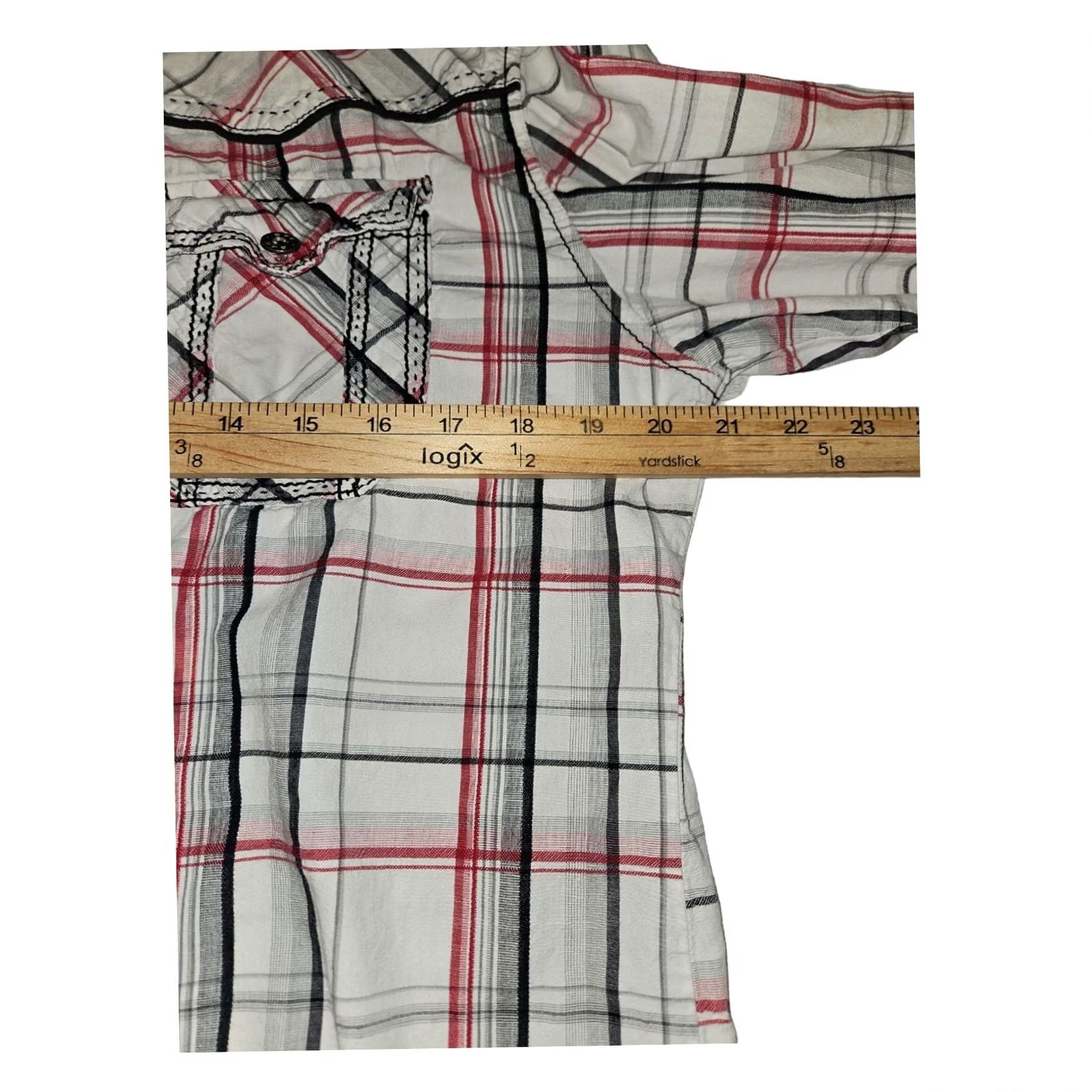 BKE BKE Button-Up Shirt Large Men's Long Sleeve Plaid Multicolor Athletic Fit Size US L / EU 52-54 / 3 - 3 Thumbnail