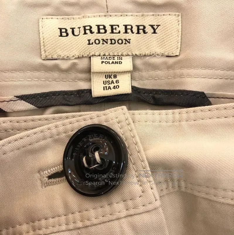 Burberry Burberry Summer Beige Casual Trousers for Women. Size 30" / US 8 / IT 44 - 7 Thumbnail