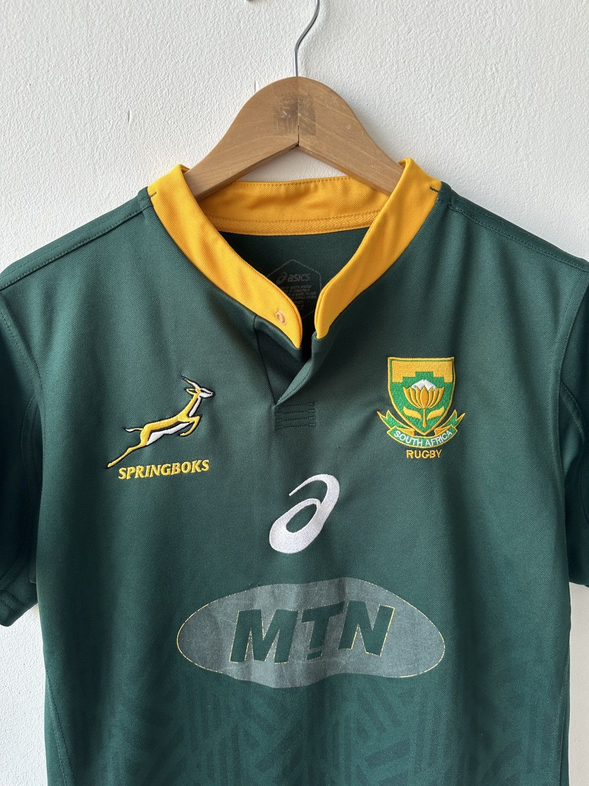 Asics × Rugby Ralph Lauren ASICS South Africa Rugby Jersey Size US M / EU 48-50 / 2 - 5 Thumbnail