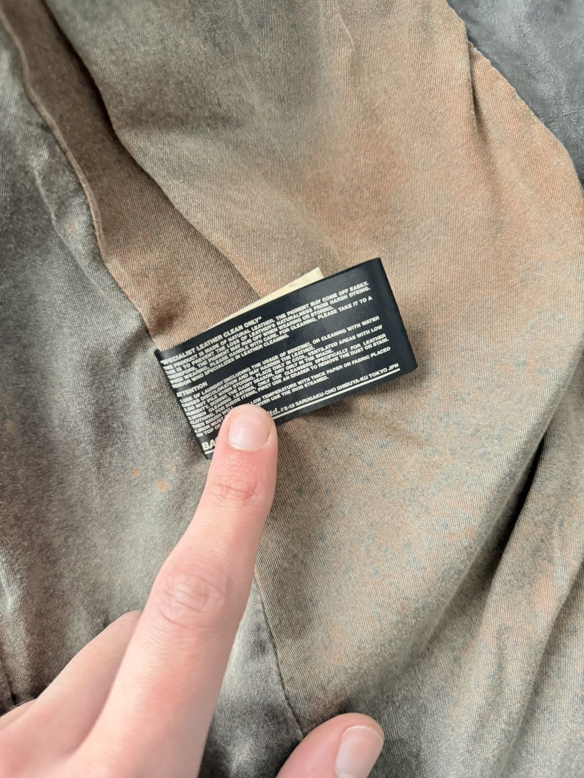 Isamu Katayama Backlash Isamu Katayama Backlash 1295-02 Leather Jacket Size US XS / EU 42 / 0 - 7 Thumbnail
