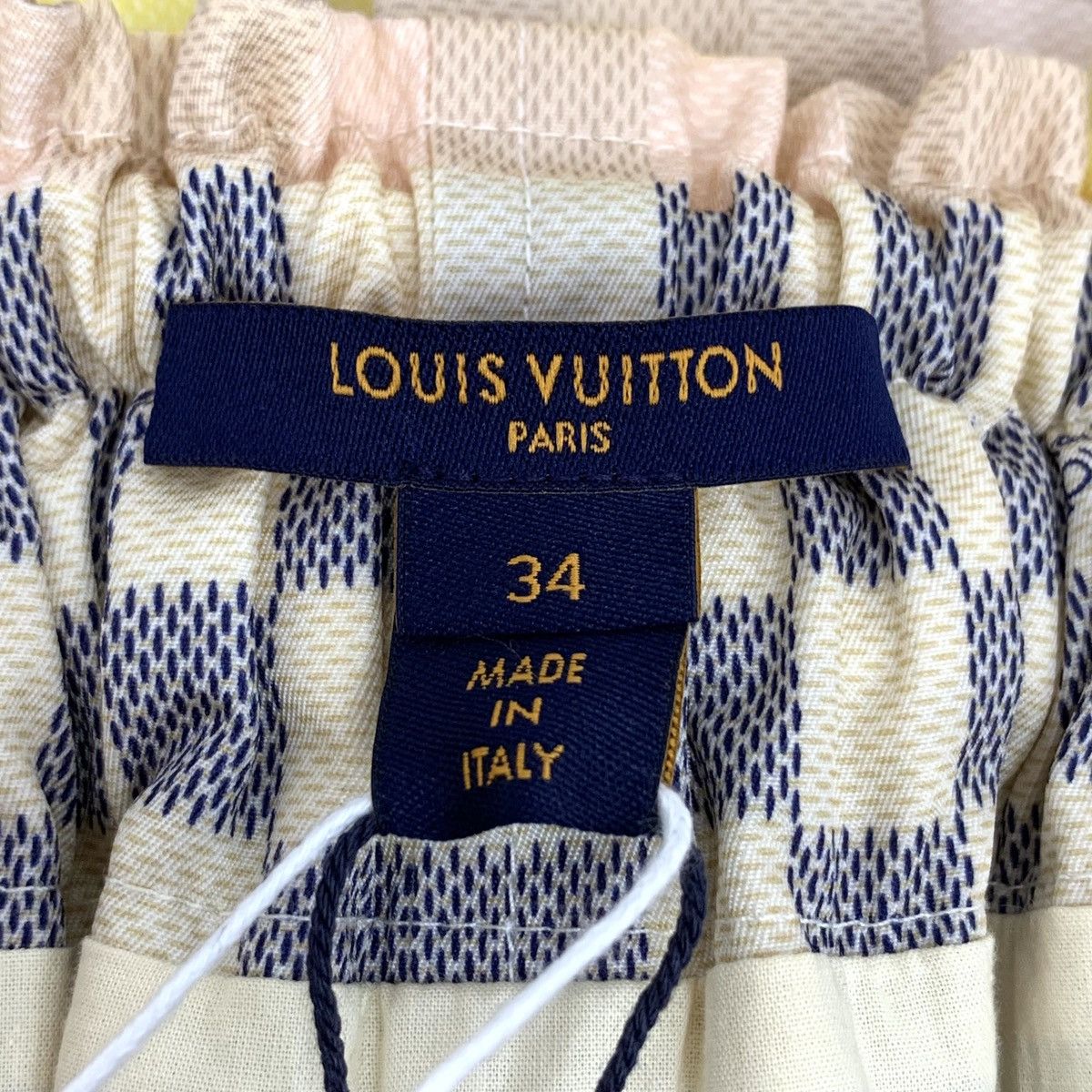Louis Vuitton Louis Vuitton Color-block Damier Printed Casual Skirt K26WX Size 24" / US 00 / IT 34 - 5 Thumbnail