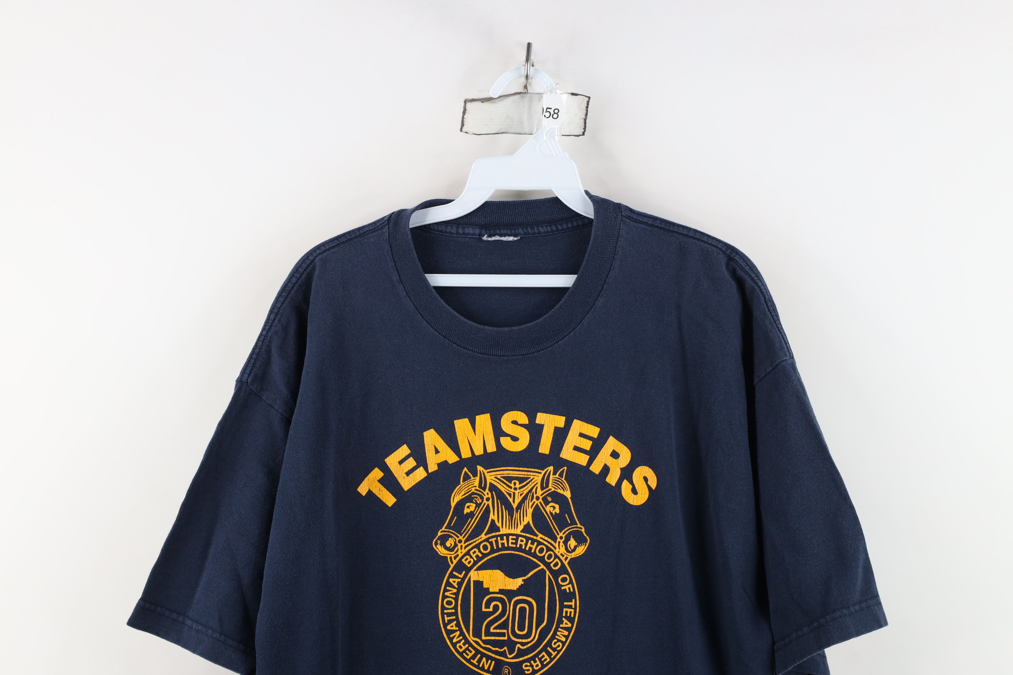 Vintage Vintage 90s Streetwear Teamsters Union Local 20 T-Shirt USA Size US L / EU 52-54 / 3 - 2 Thumbnail
