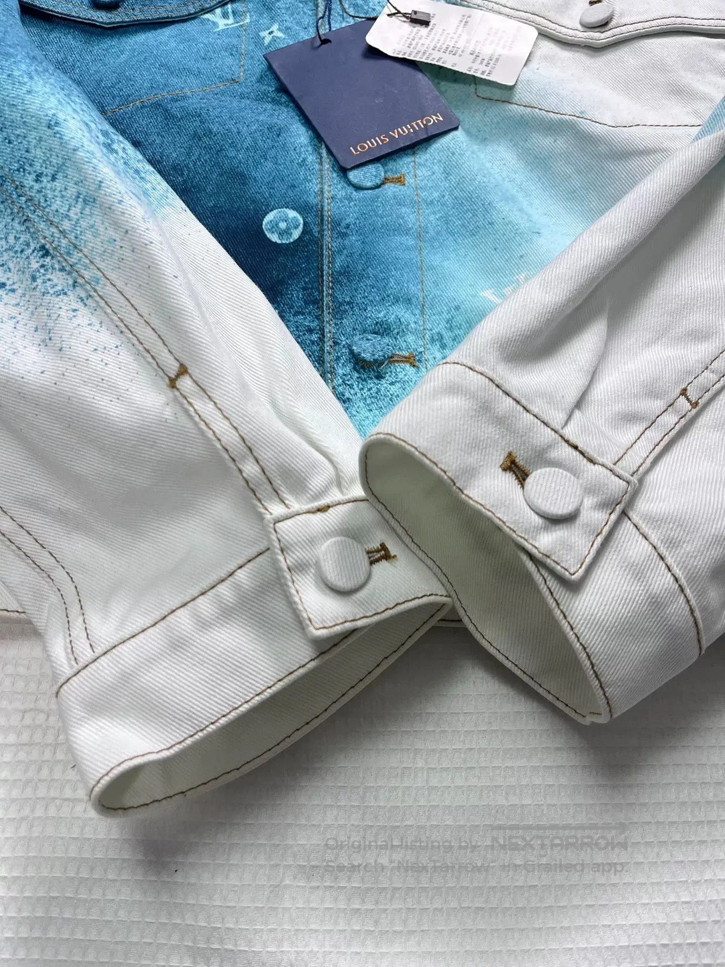 Louis Vuitton Louis Vuitton Spray-Painted Denim Jacket. Size US M / EU 48-50 / 2 - 5 Thumbnail