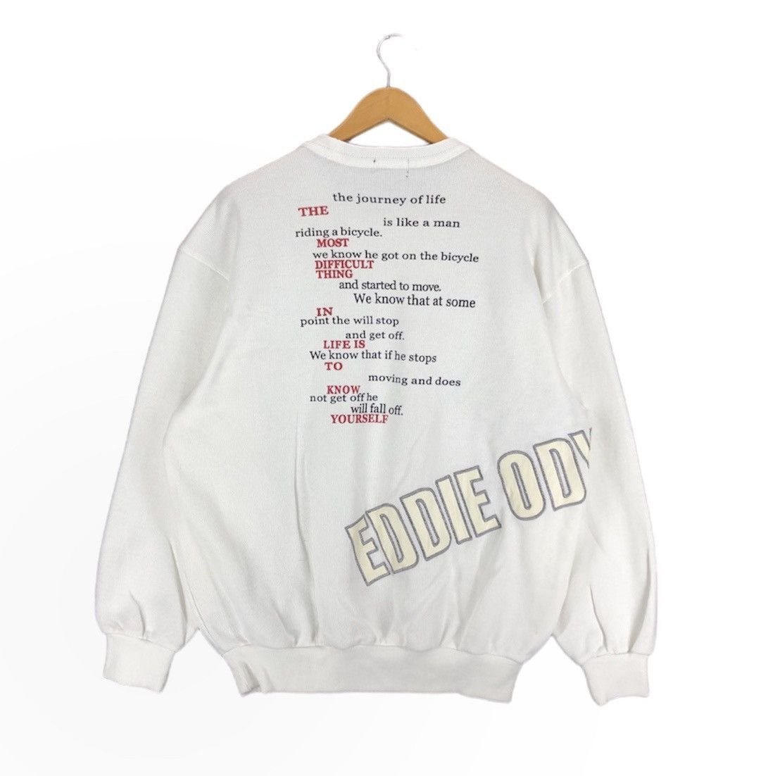 Japanese Brand EDDIE ODYSSEY Crew Neck Sweatshirt #2112-72 Size US S / EU 44-46 / 1 - 1 Thumbnail