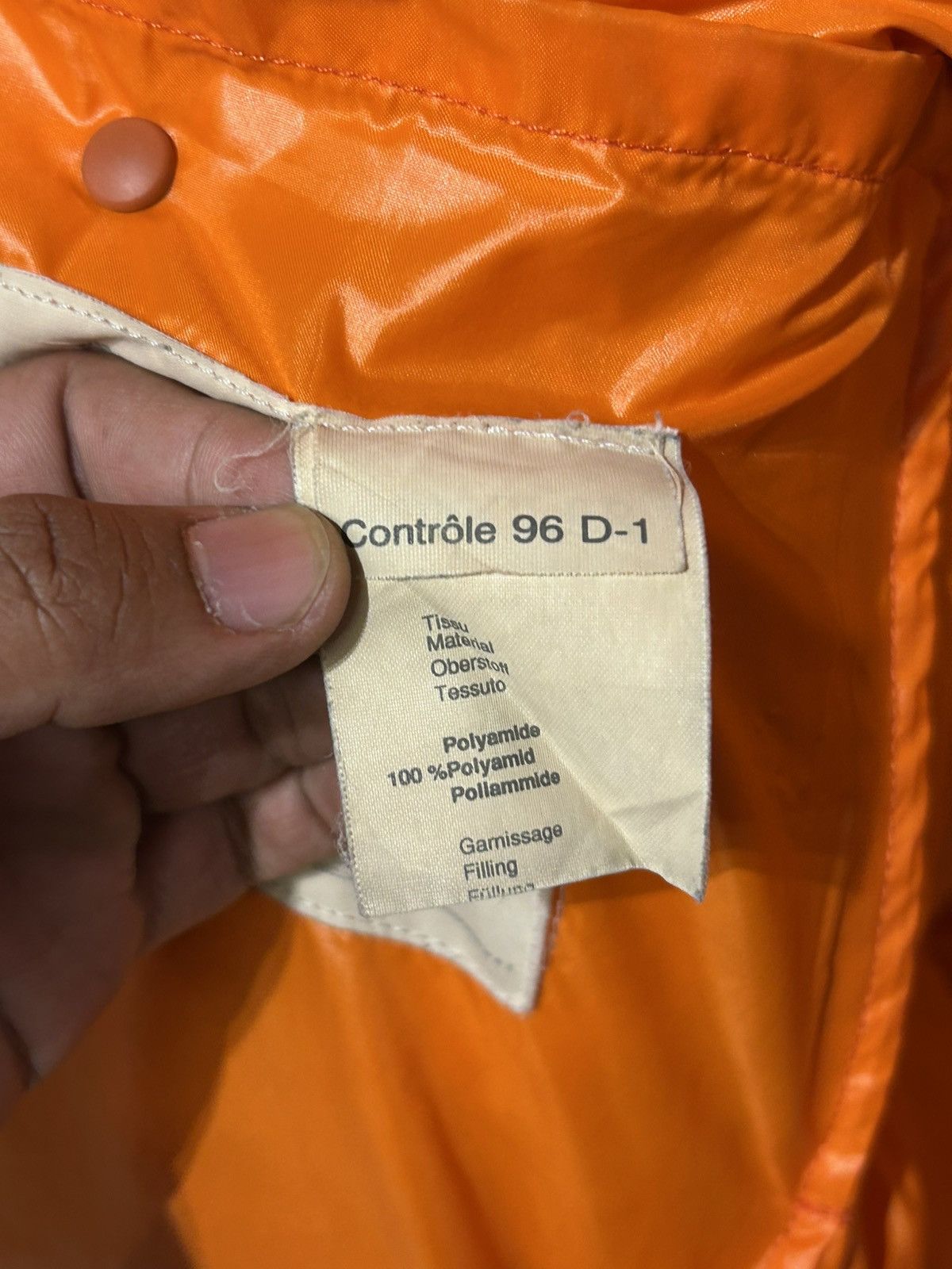 Moncler Grenoble Moncler Grenoble Orange Synthetic Puffer Jacket Size US L / EU 52-54 / 3 - 18 Thumbnail