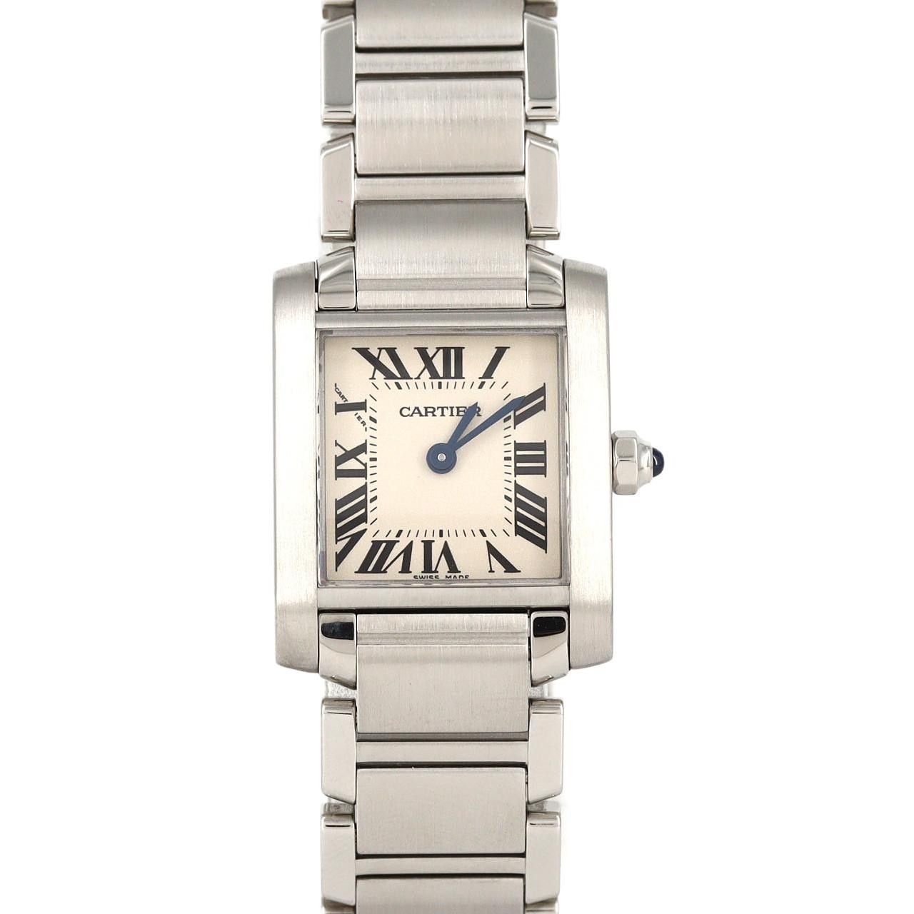 Cartier Cartier Tank Française Stainless Steel Watch Metal Quartz W51008Q3 DUTY FREE for USA