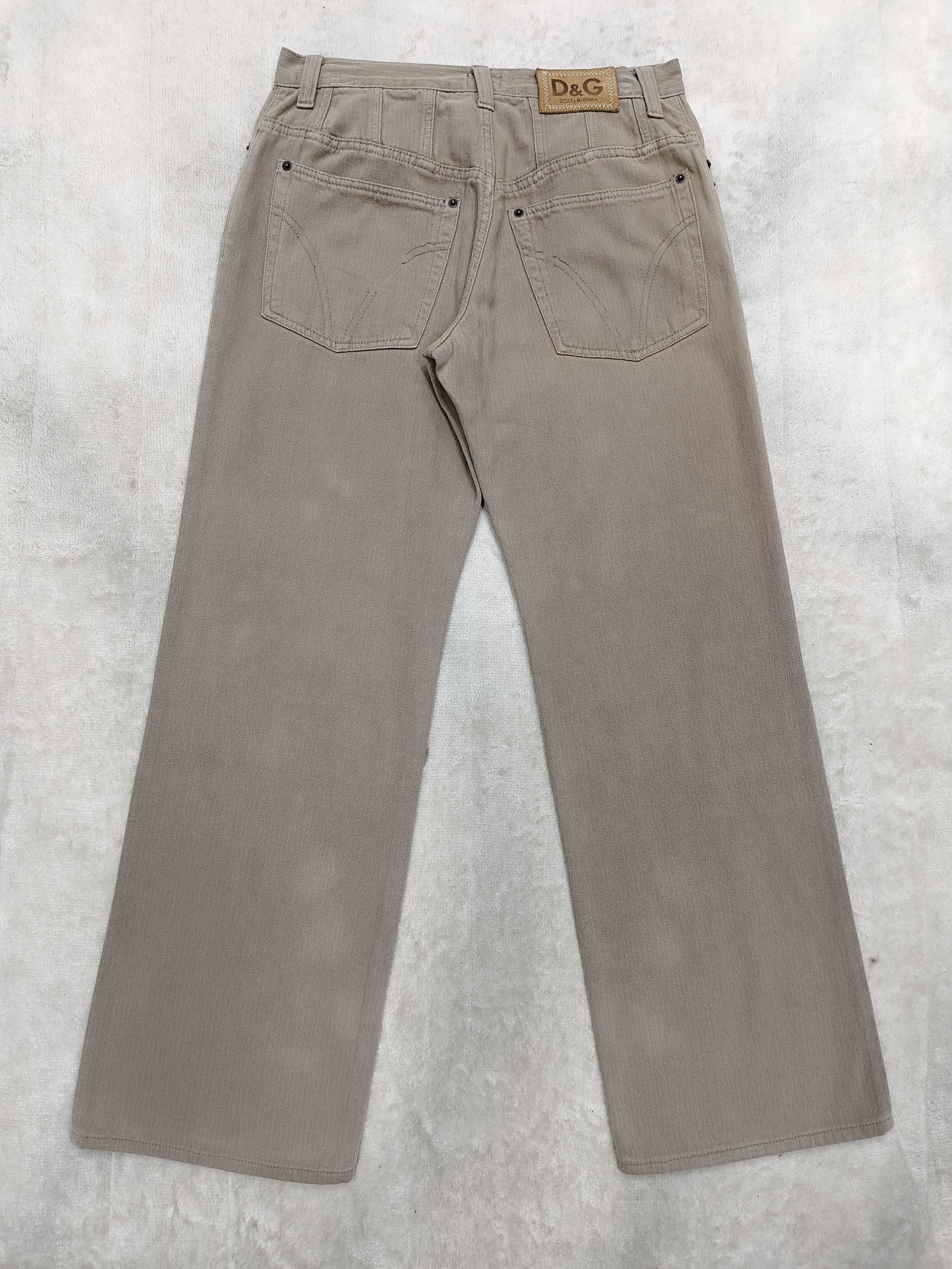 Dolce & Gabbana 💥 Dolce Gabbana Double Pocket Y2K Baggy Jeans Size US 31 - 4 Thumbnail