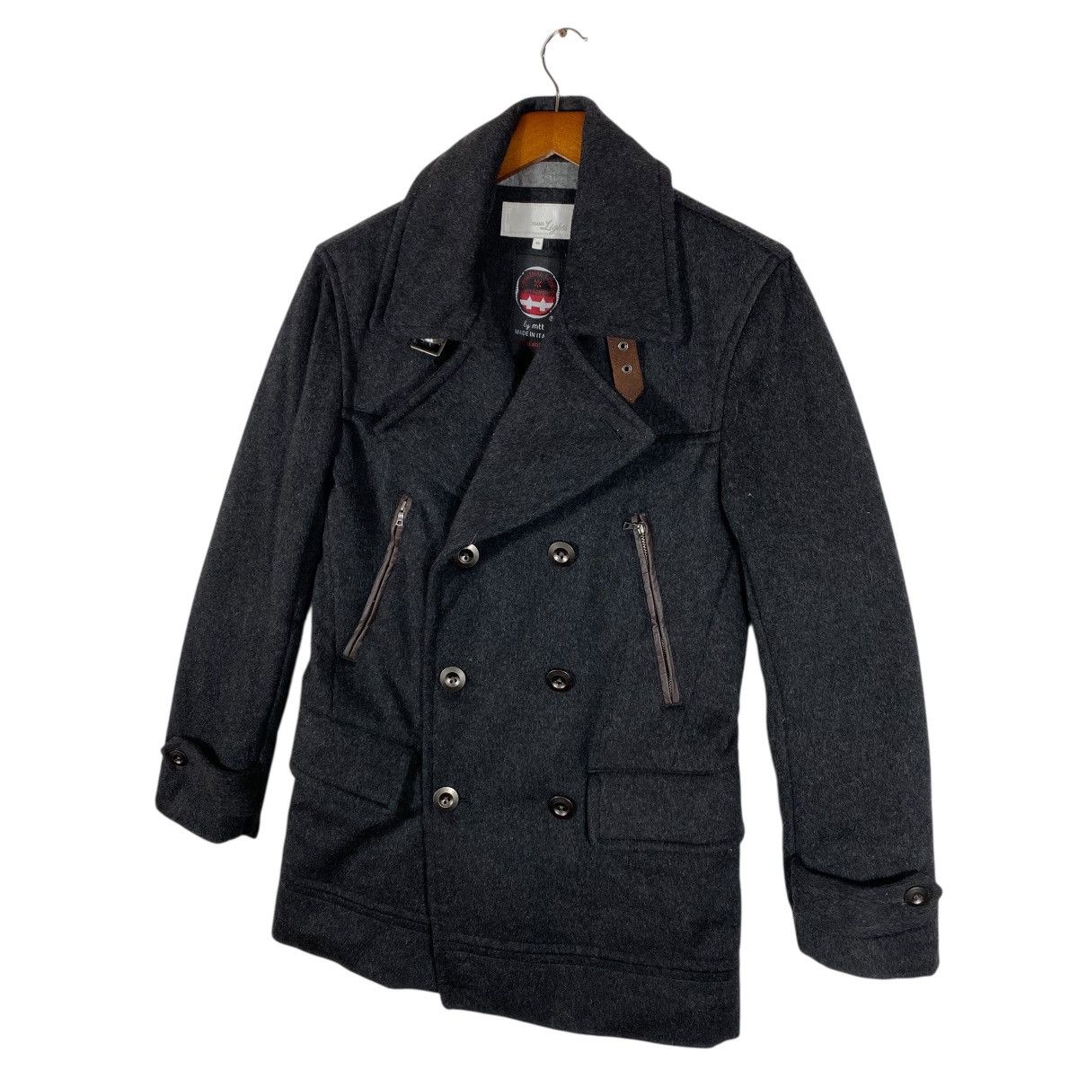 Beams Japan Beams Lights Italian Mtt Wool Blend Peacoat Size 44 (Fit M) Size US S / EU 44-46 / 1 - 2 Thumbnail