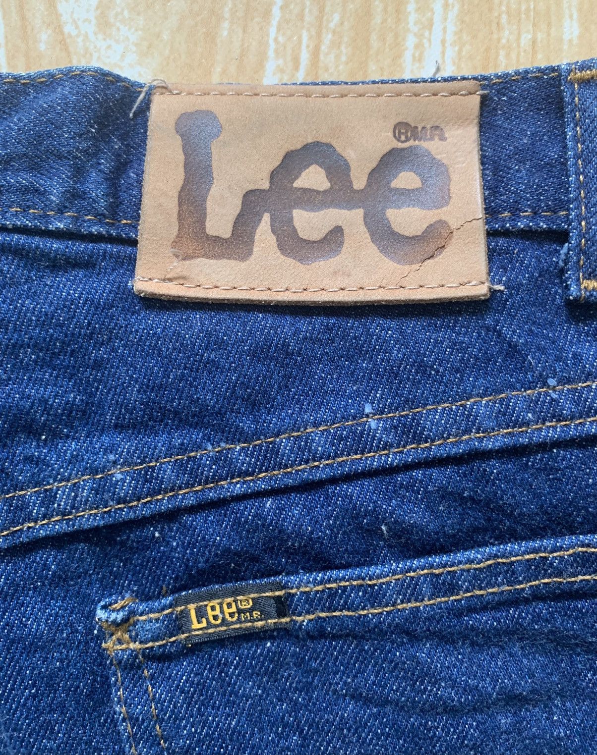 Lee × Vintage Rare.. Vintage 90s Lee Denim Jeans Pants Made In USA Size US 26 / EU 42 - 17 Thumbnail