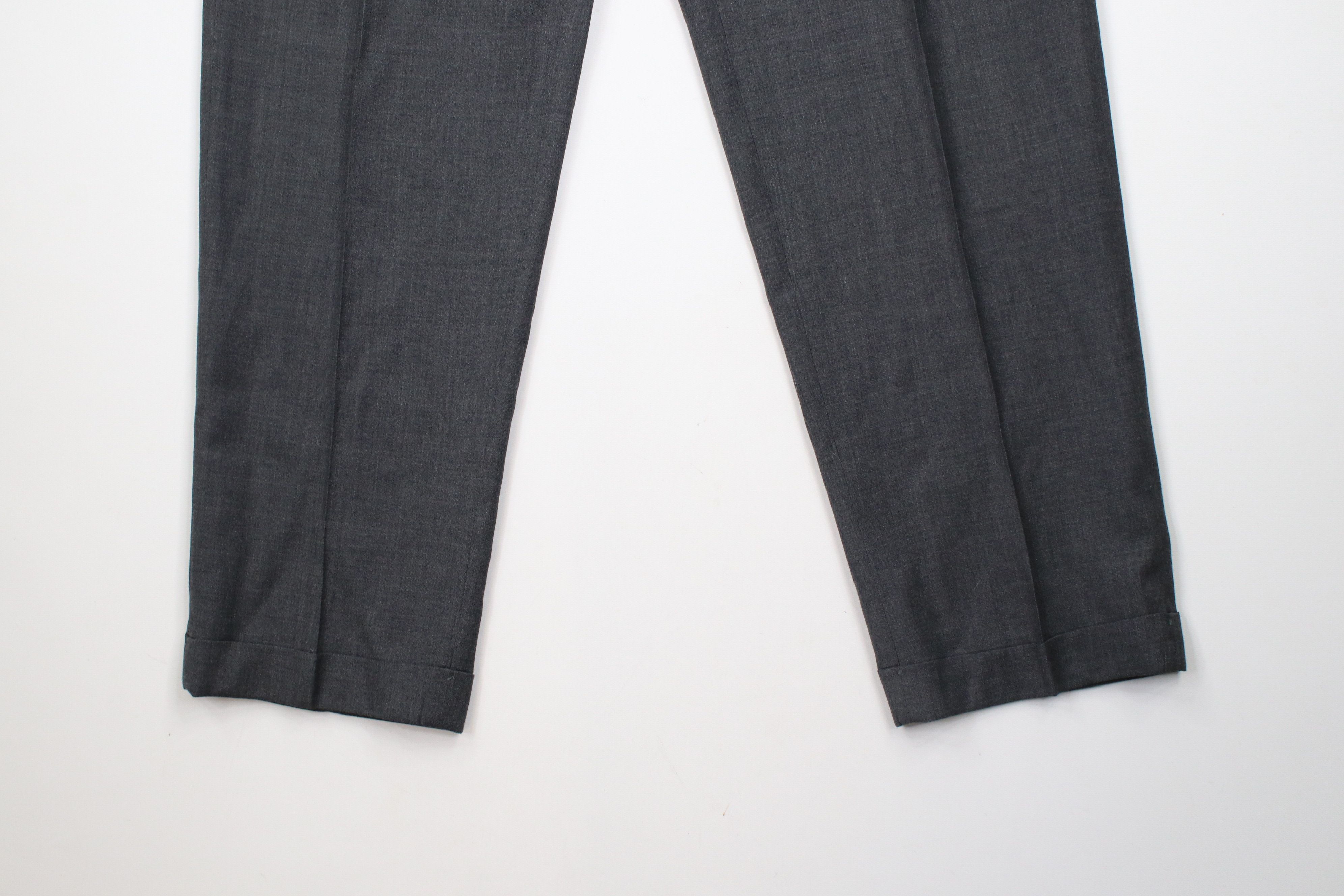 Tommy Hilfiger × Vintage Vintage 90s Tommy Hilfiger Wool Pleated Cuffed Chino Pants Size US 30 / EU 46 - 4 Thumbnail