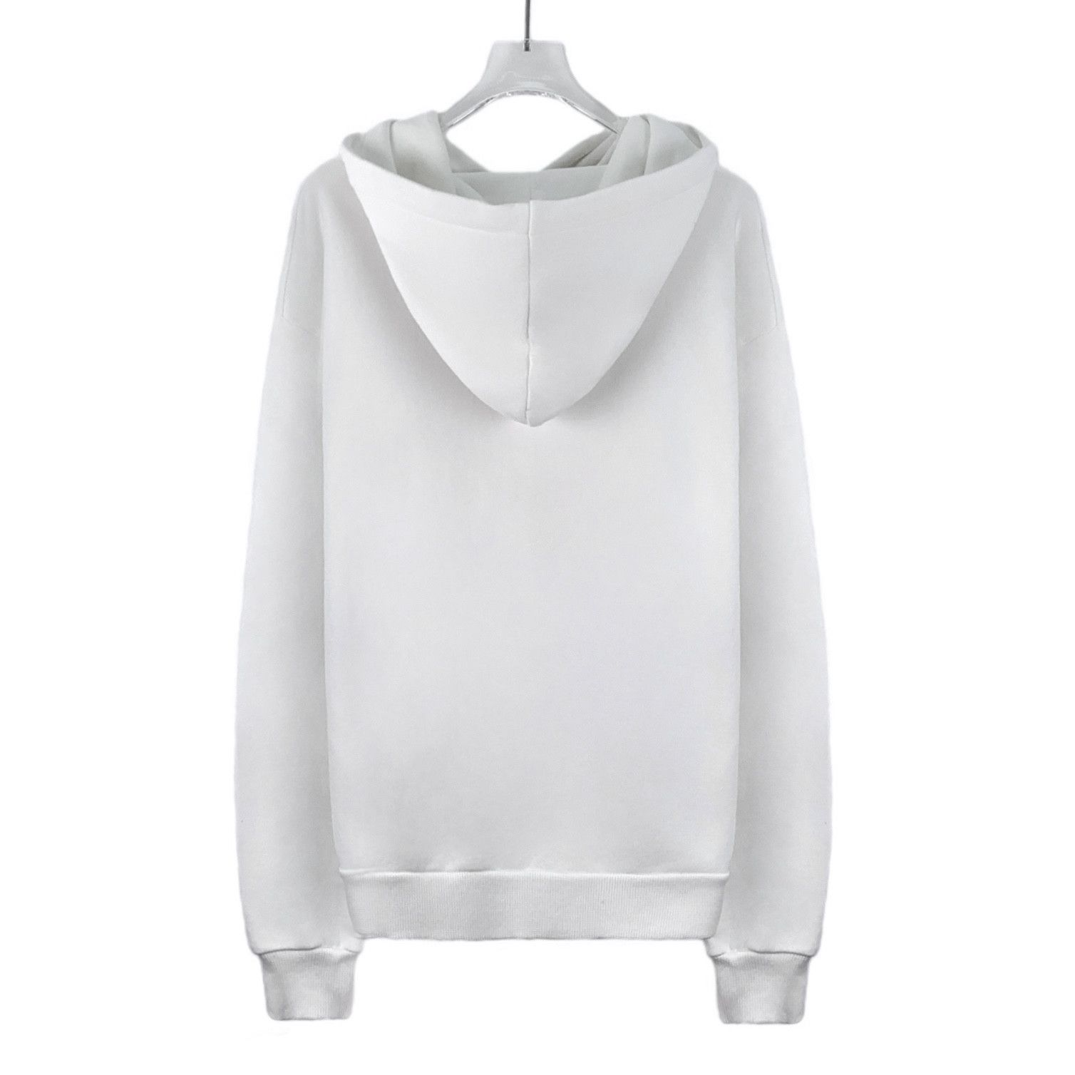Celine Celine White Logo Cotton Hoodie (M) Size US M / EU 48-50 / 2 - 8 Thumbnail