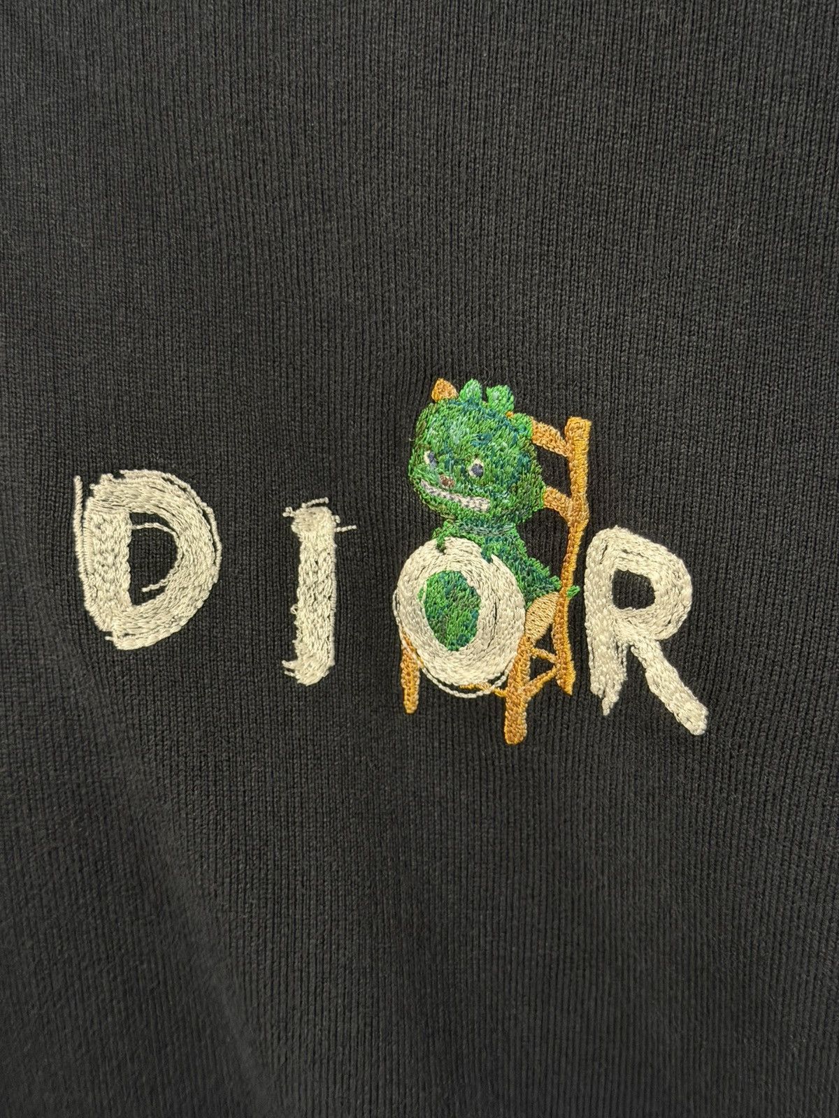 Dior Dior x Otani Workshop Embroidered Zip Hoodie – Navy XXL Size US XXL / EU 58 / 5 - 1 Thumbnail