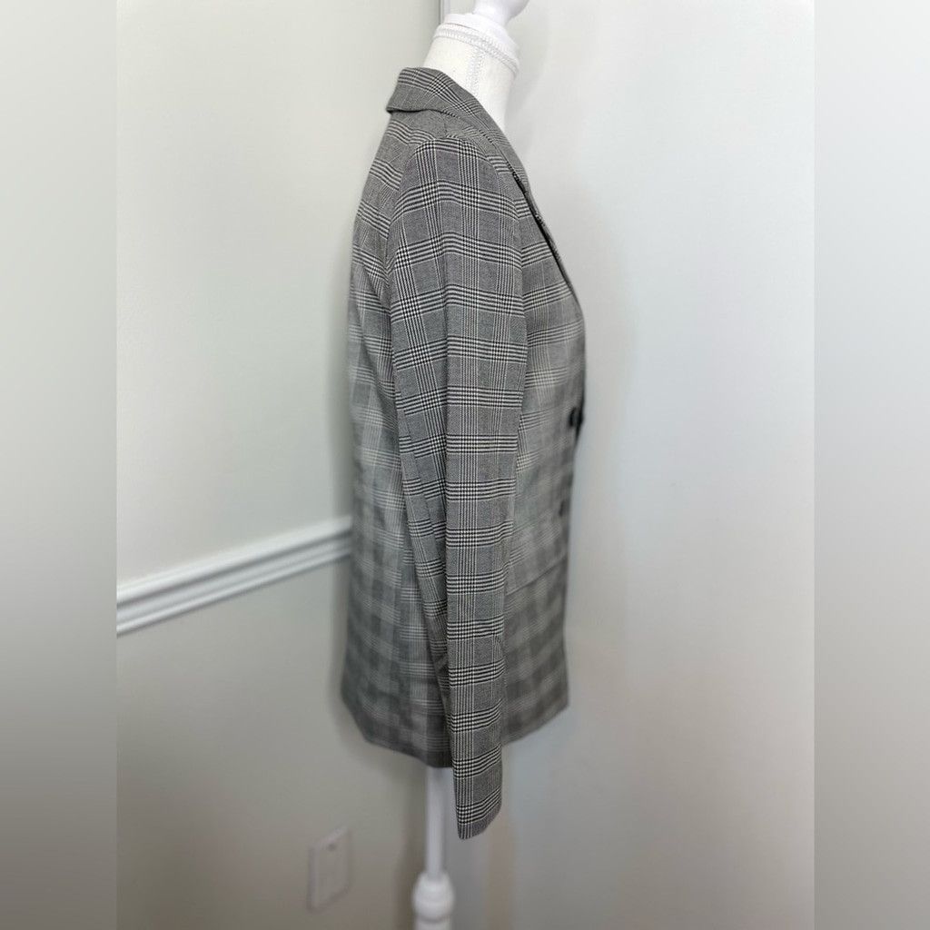 H&M NWT H&M Checkered Double-Breasted Blazer XS Size XS / US 0-2 / IT 36-38 - 9 Thumbnail