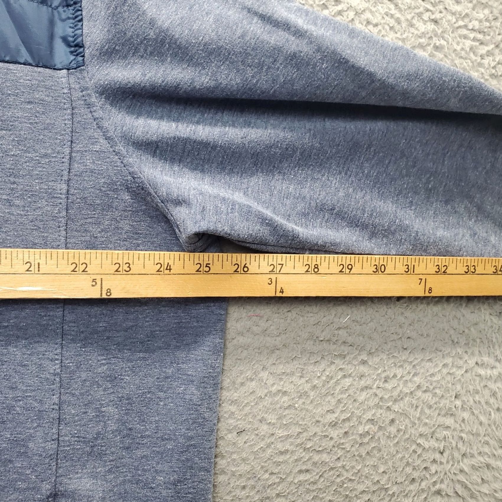 Eddie Bauer Eddie Bauer Sweatshirt Mens 2XL Blue Long Sleeve Zip Pocket Mock Neck Quarter Zip Shirt Mens Size US XXL / EU 58 / 5 - 4 Thumbnail