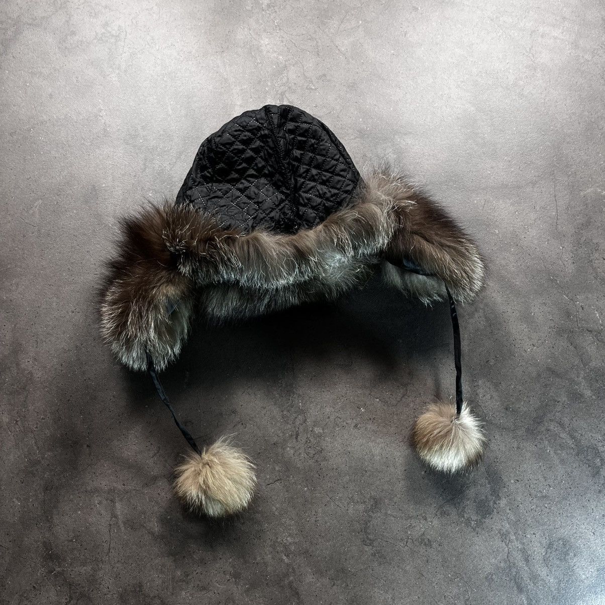 Japanese Brand Vintage Y2K Fuzzy mohair Japanese Ushanka Hat Russian Girl Size ONE SIZE - 6 Thumbnail