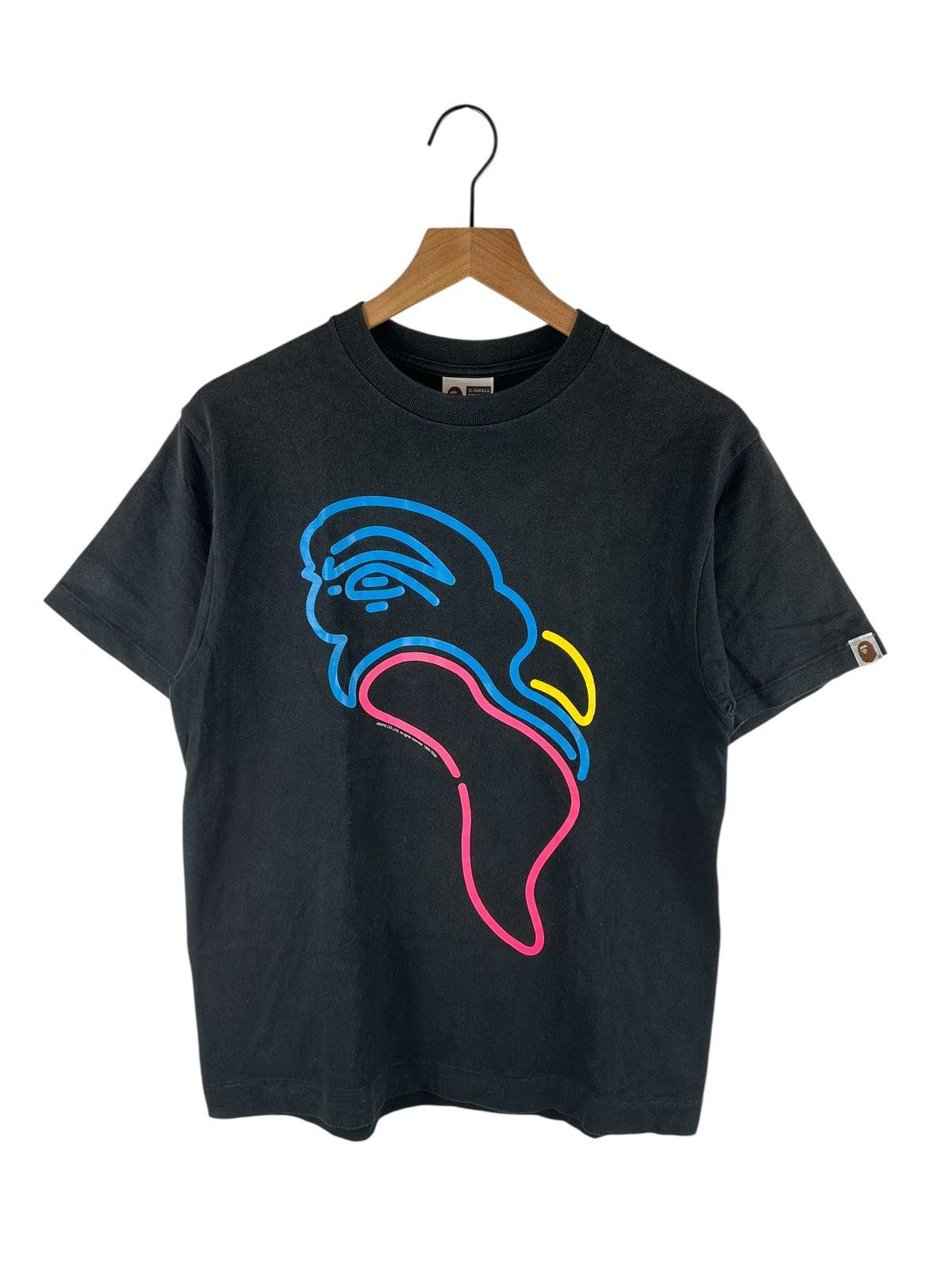 Bape 2006 Bape Neon Sign Head Logo Print T-Shirt Size US M / EU 48-50 / 2 - 1 Thumbnail