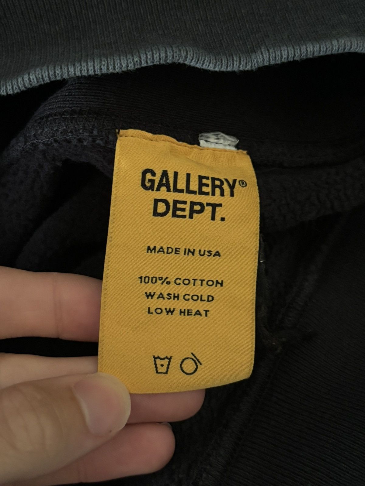 Gallery Dept. THRASHED - WASHED FADED LOGO HOODIE Size US M / EU 48-50 / 2 - 18 Thumbnail