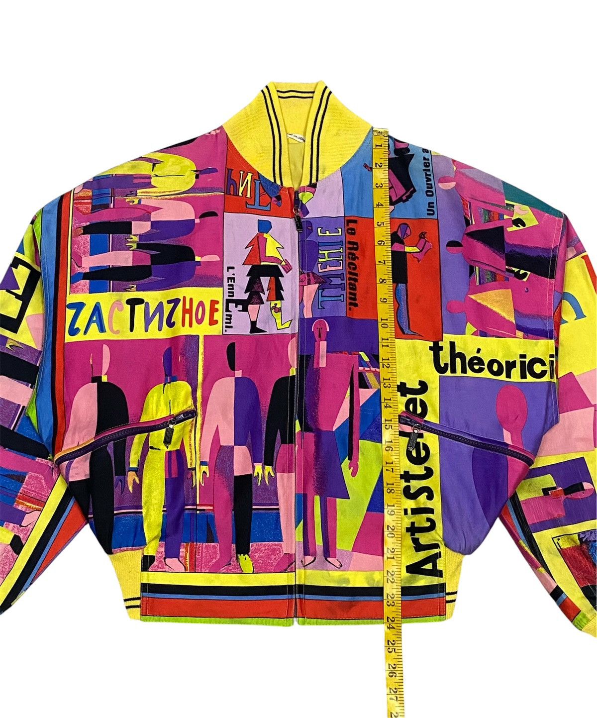 Versace 1992 Gianni Versace “Malevich” Inspired Unisex Bomber Jacket Size XL / US 12-14 / IT 48-50 - 11 Thumbnail
