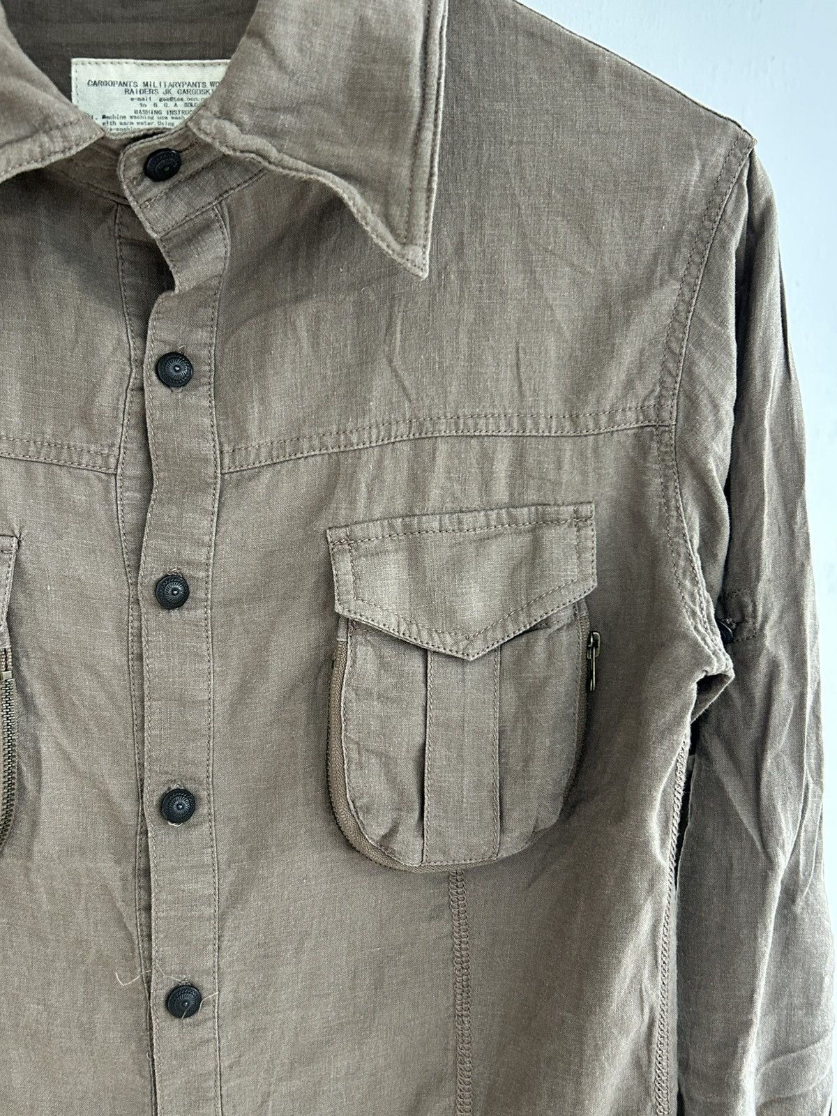 GOA GOA Japan Vintage Button Up Brown Shirt Size M / US 6-8 / IT 42-44 - 6 Thumbnail