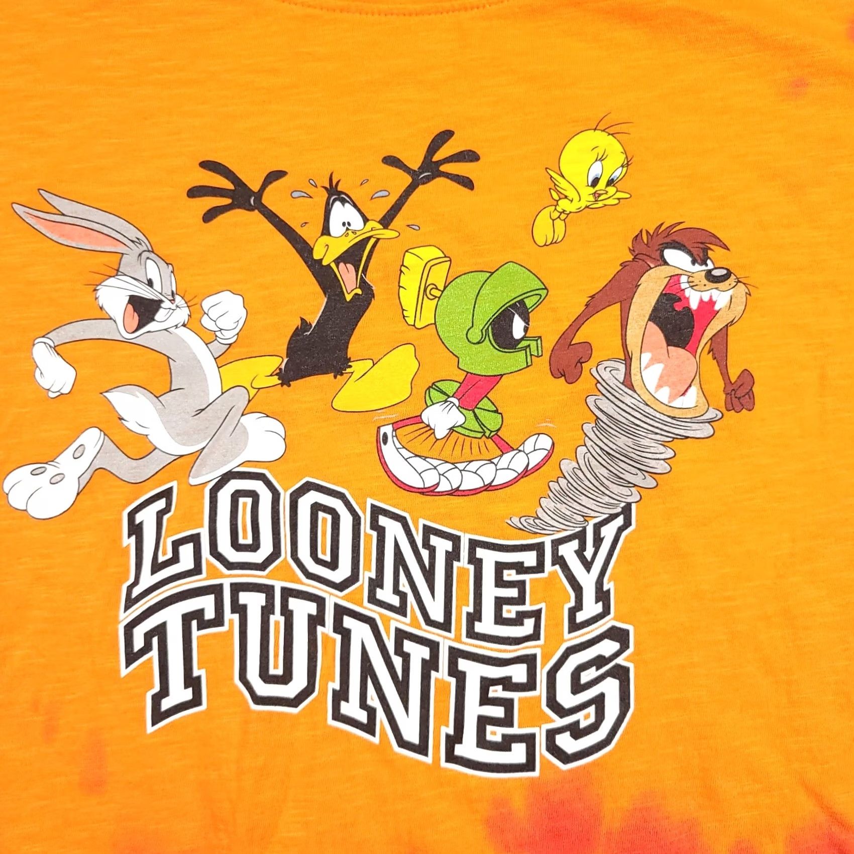 Vintage VINTAGE Looney Tunes Tie Dye Long Sleeve Shirt Bugs Daffy Taz Adult 2XL Orange Size US XXL / EU 58 / 5 - 4 Thumbnail