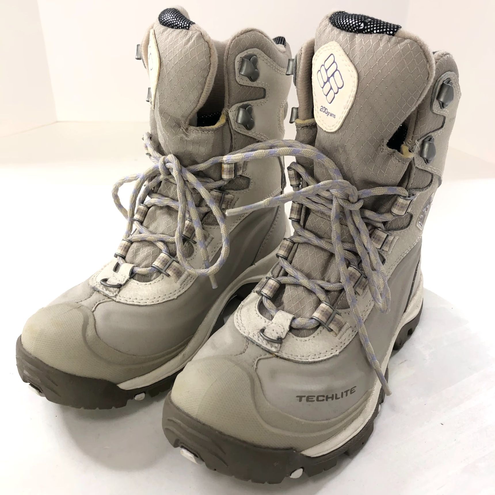 Vintage Columbia Boot Women's Mid-Calf Waterproof 7 Techlite Omni-Heat Gray Boots Size US 7 / IT 37 - 2 Thumbnail