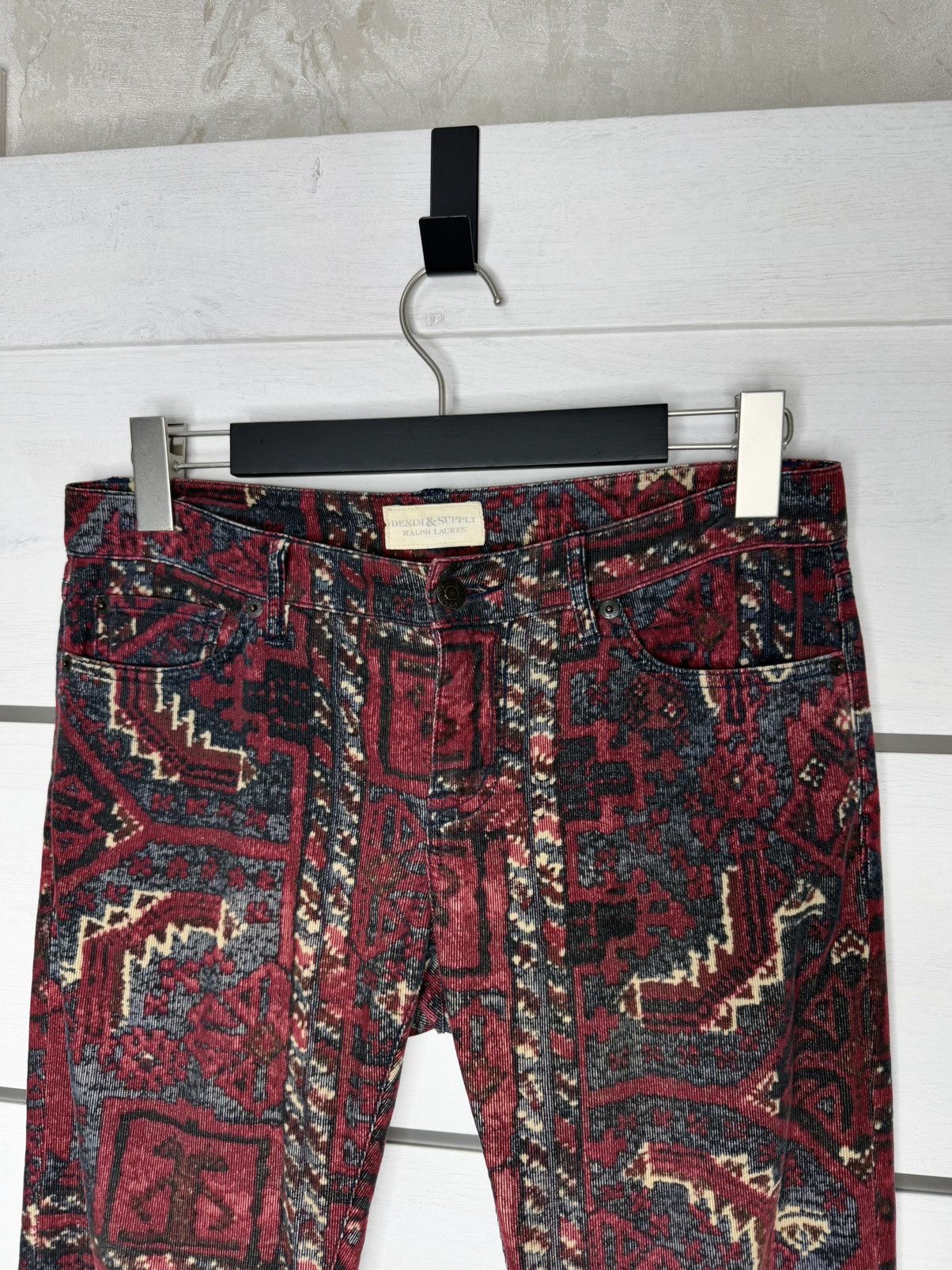 Denim & Supply Ralph Lauren Denim & Supply Ralph Lauren Corduroy Pants Navajo Aztec Y2K Size 27" / US 4 / IT 40 - 3 Thumbnail