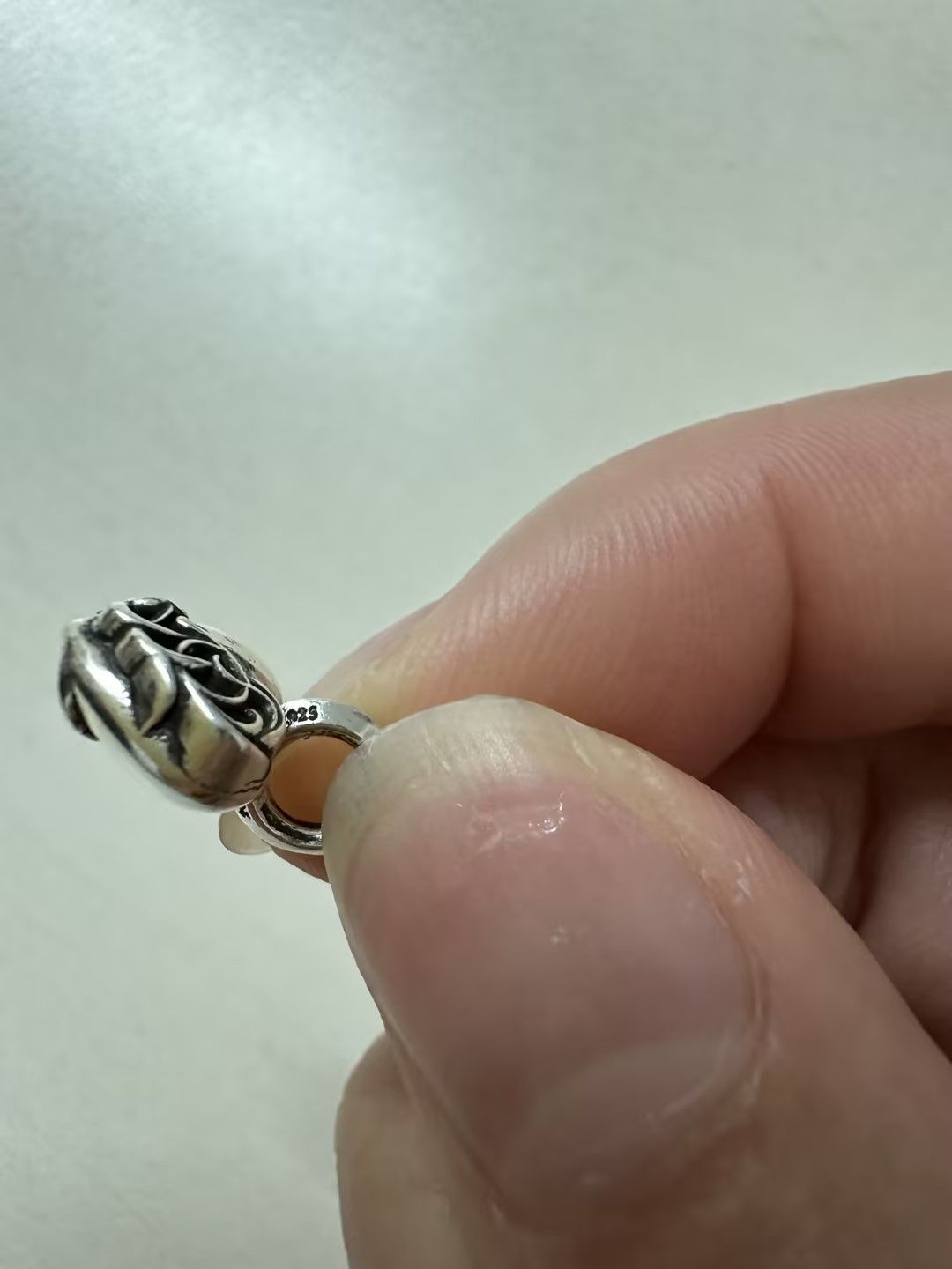 Chrome Hearts Chrome Hearts Silver Vine Heart Charm Pendant Size ONE SIZE - 9 Thumbnail