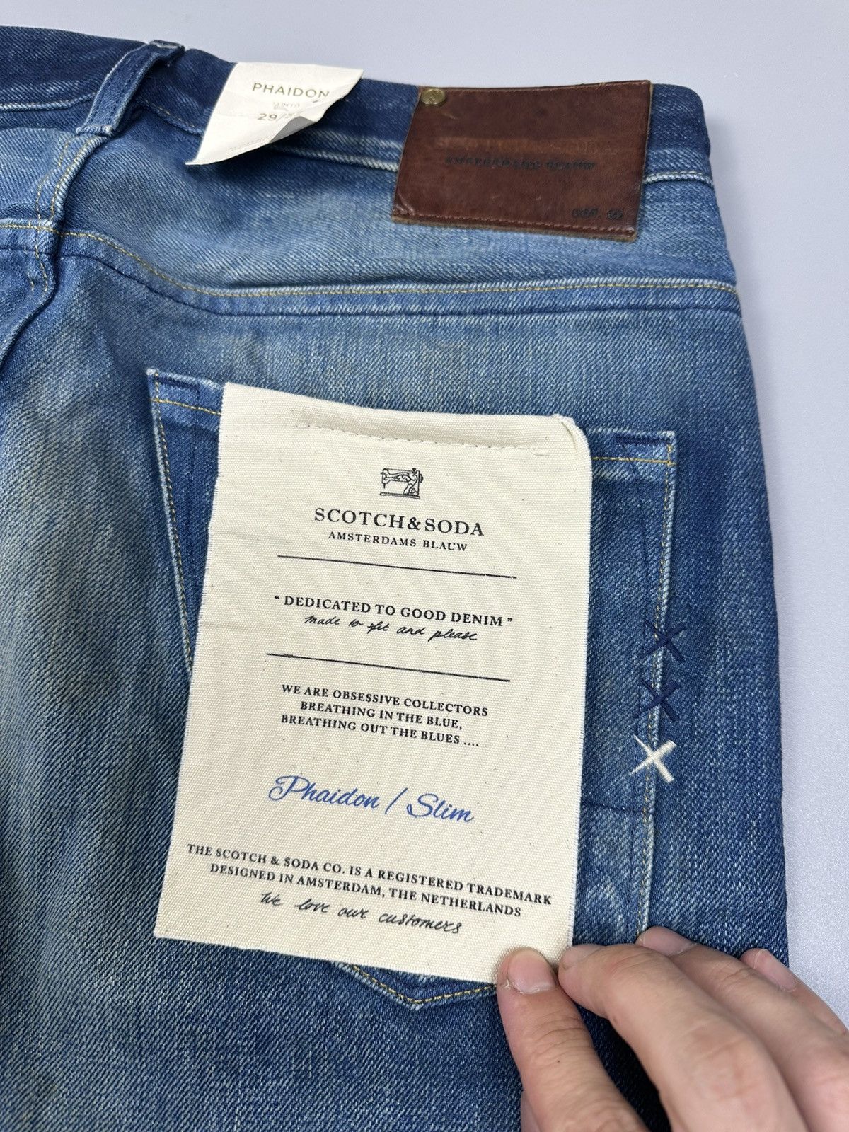 Scotch & Soda RRP 229$ Scotch&soda Washed Blue Jeans Size US 29 - 2 Thumbnail