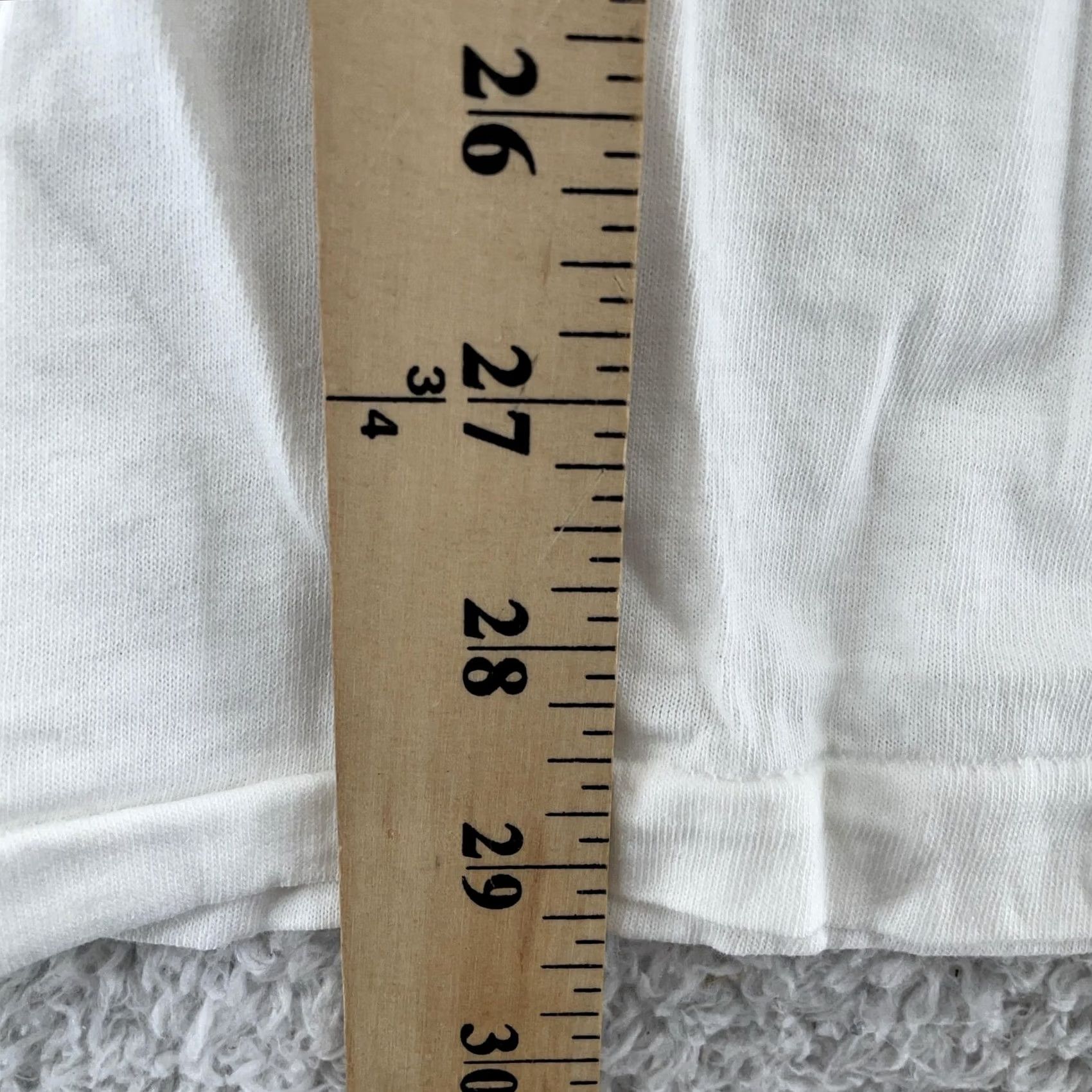 Hanes VINTAGE Hanes White V-Neck Shirt Mens S/M Blank Short Sleeve Cotton USA Tee Size US S / EU 44-46 / 1 - 6 Thumbnail