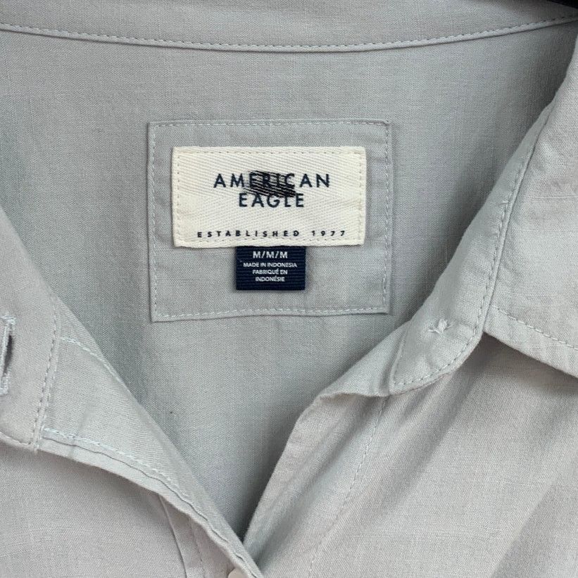 American Eagle Outfitters 2 New American Eagle Womens Medium Button Up Shirts Size M / US 6-8 / IT 42-44 - 3 Thumbnail