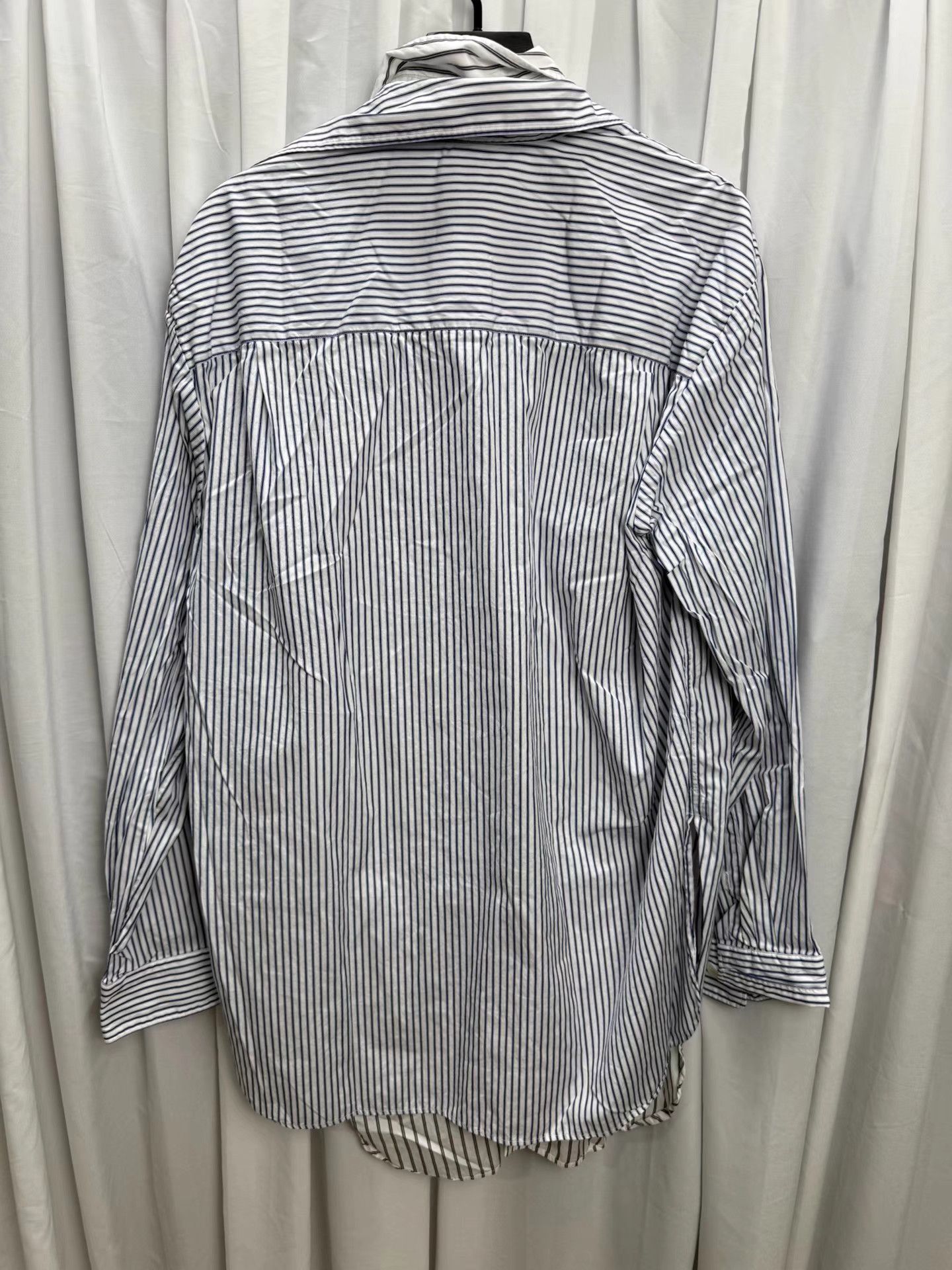 Dries Van Noten Dries Van Noten Double Layer Striped Oversized Shirt K20 Size US S / EU 44-46 / 1 - 8 Thumbnail