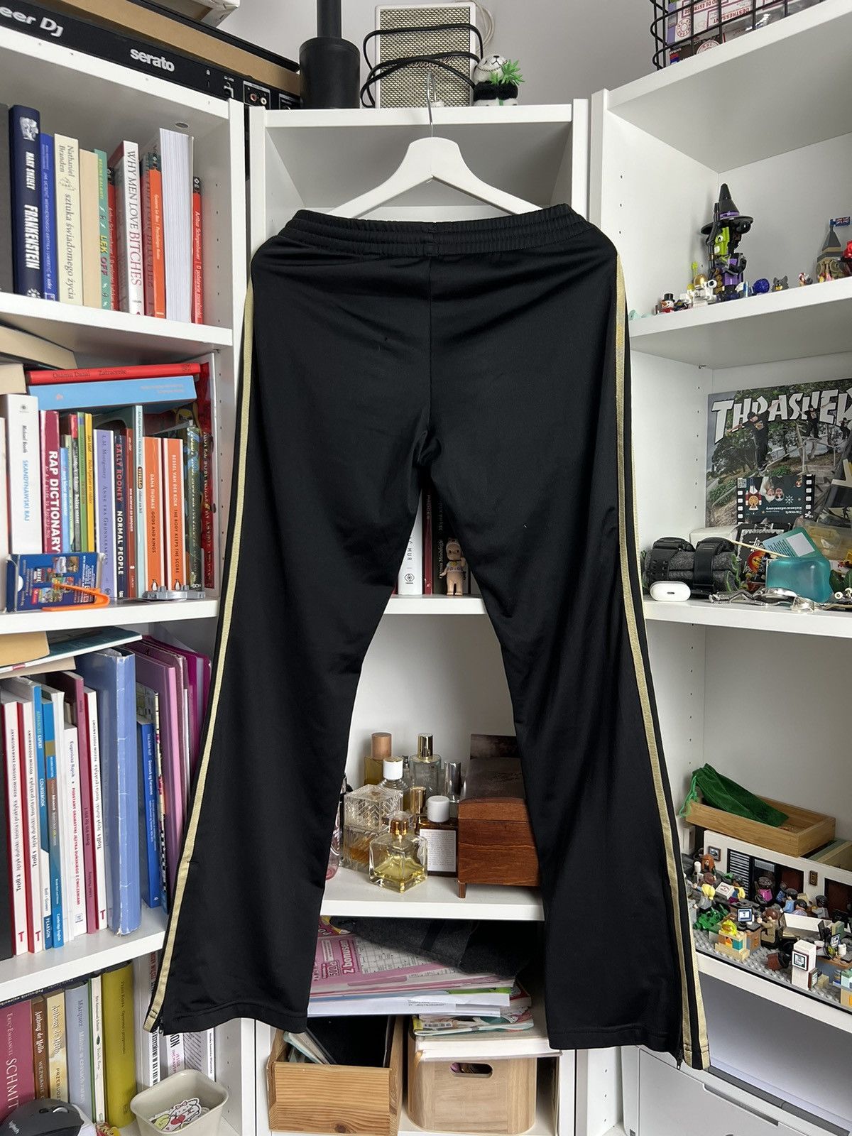 Adidas × Vintage Vintage y2k Adidas wide leg baggy sweatpants S blockcore 00s Size 30" / US 8 / IT 44 - 2 Thumbnail