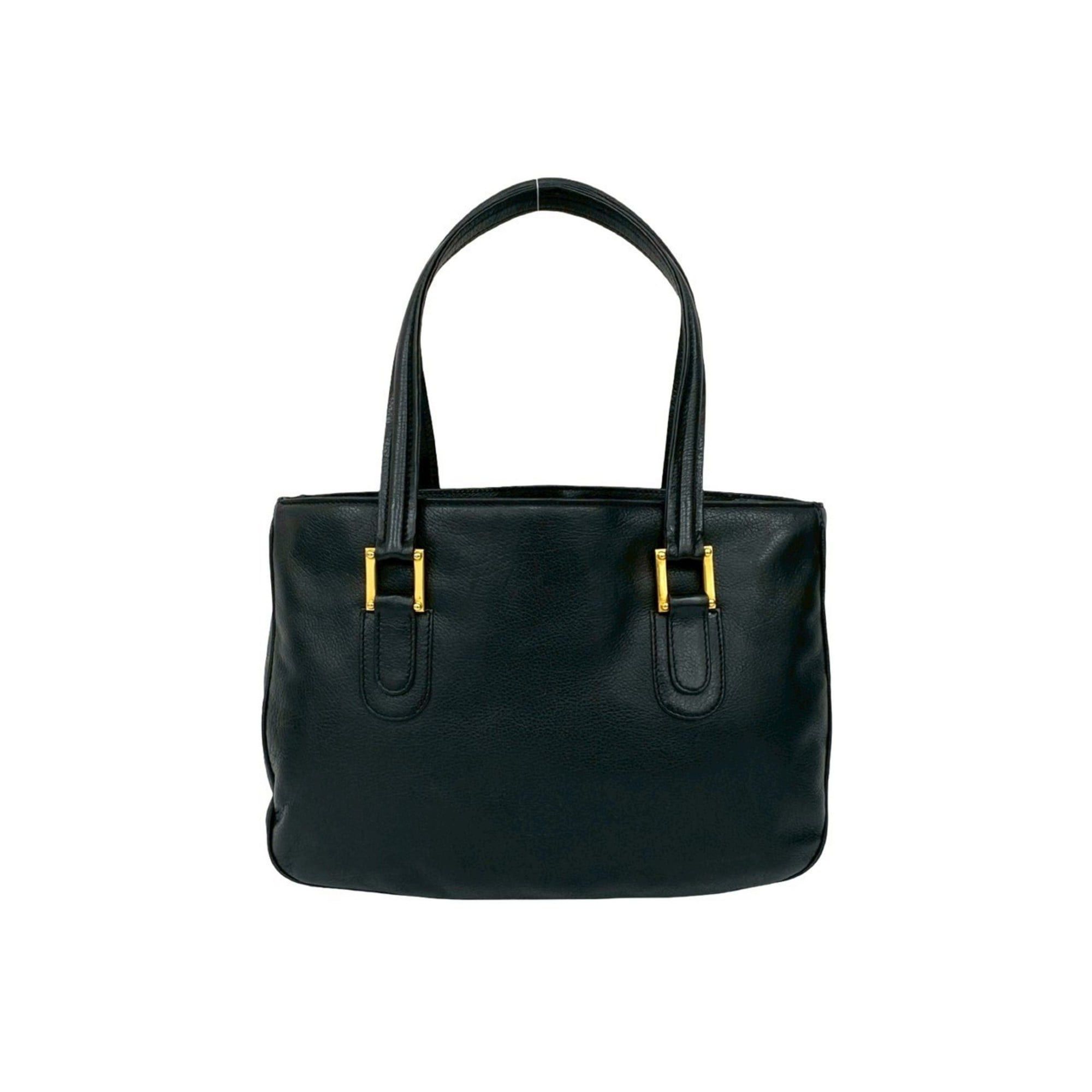 Loewe LOEWE Anagram Leather Handbag/Mini Tote Bag, Black, 10361 Size ONE SIZE - 1 Thumbnail