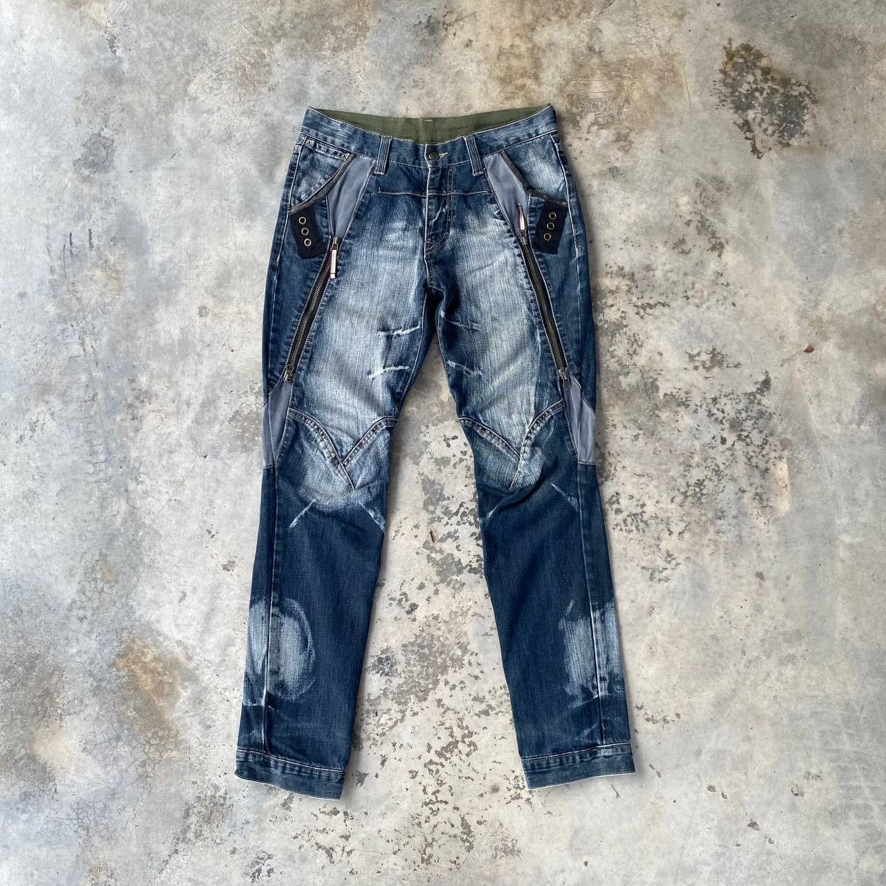 PPFM PPFM BONDAGE FADED WASH GHOSTCLAW MARK SPIRAL KNEE Size US 30 / EU 46 - 1 Thumbnail