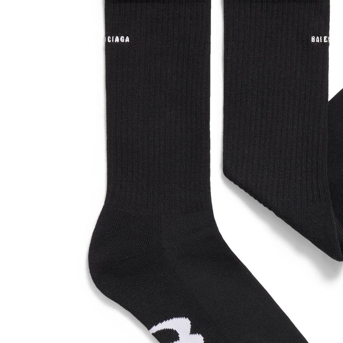 Balenciaga o1in1g0126 Size: XL / Unity Sports Icon Socks in Black Size ONE SIZE - 2 Thumbnail