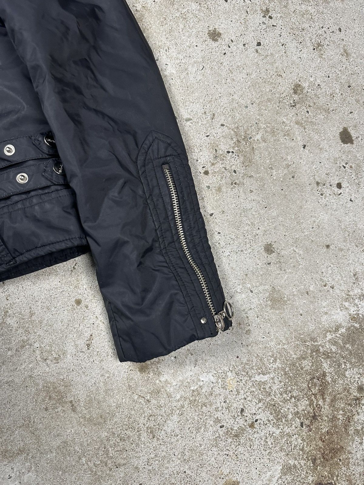 If Six Was Nine Vintage Y2K Black Moto Biker Style Multi Zip Jacket Size US S / EU 44-46 / 1 - 3 Thumbnail
