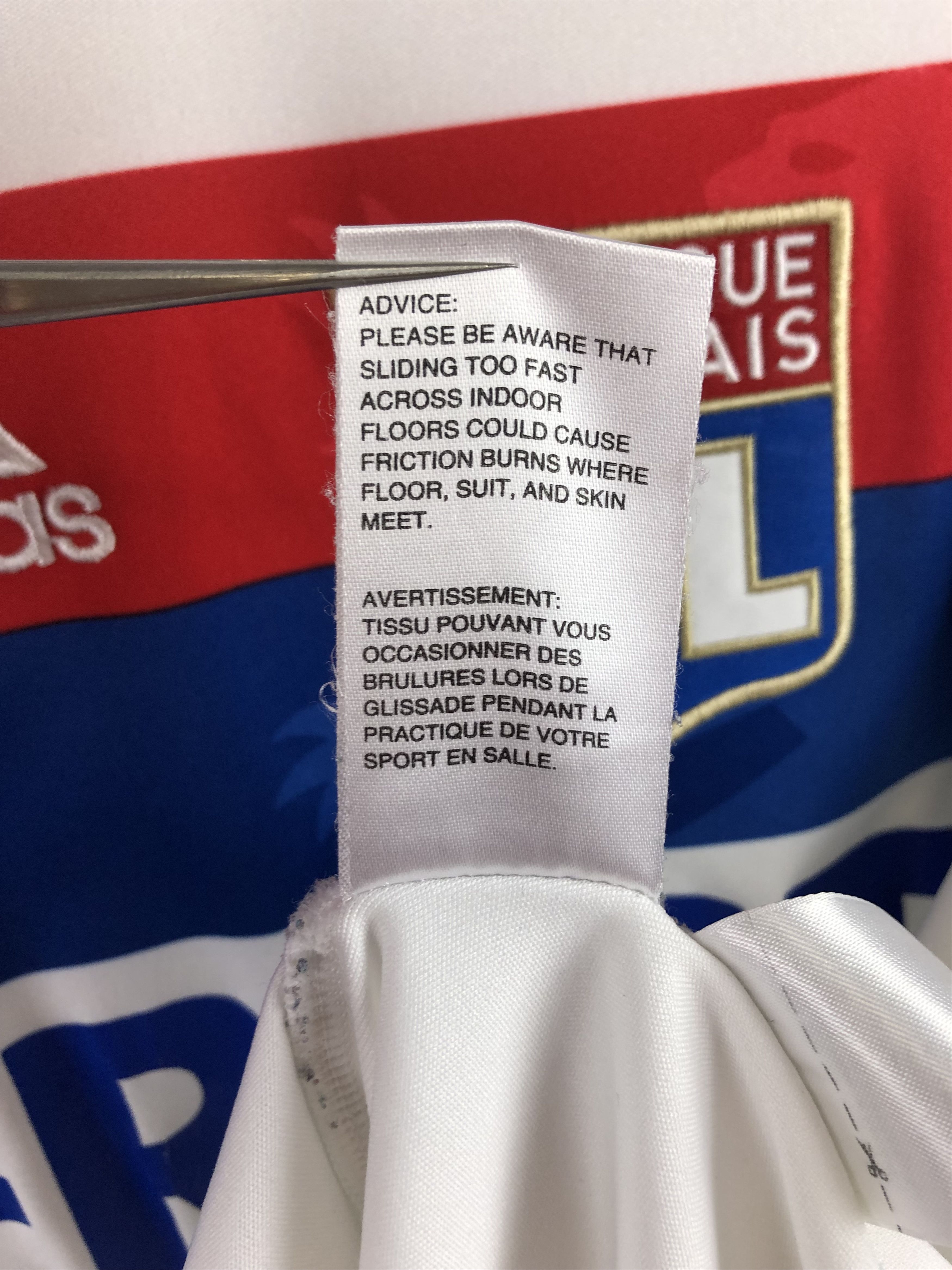 Adidas Olympique Lyonnais shirt 2011 Soccer Jersey Long Sleeve Size US S / EU 44-46 / 1 - 13 Thumbnail