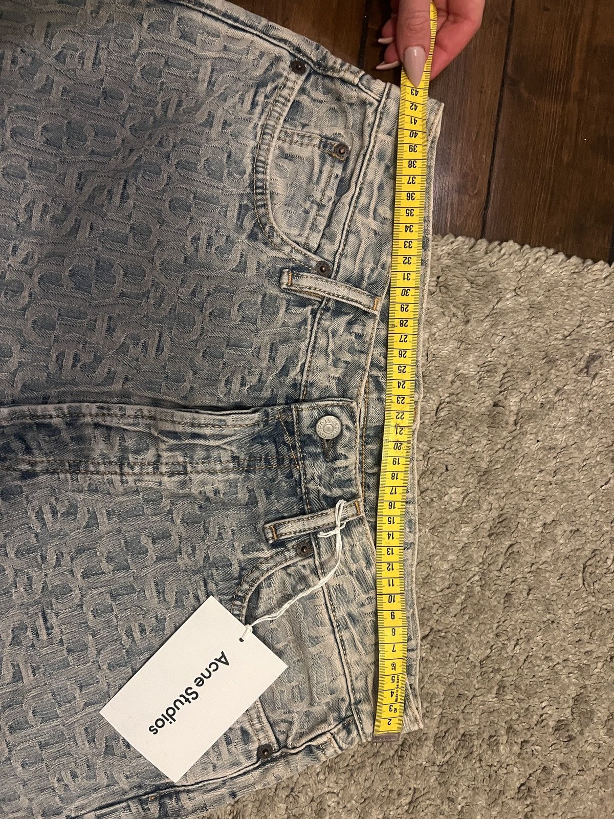 Acne Studios Acne Studios Monogram jeans Size US 33 - 7 Thumbnail