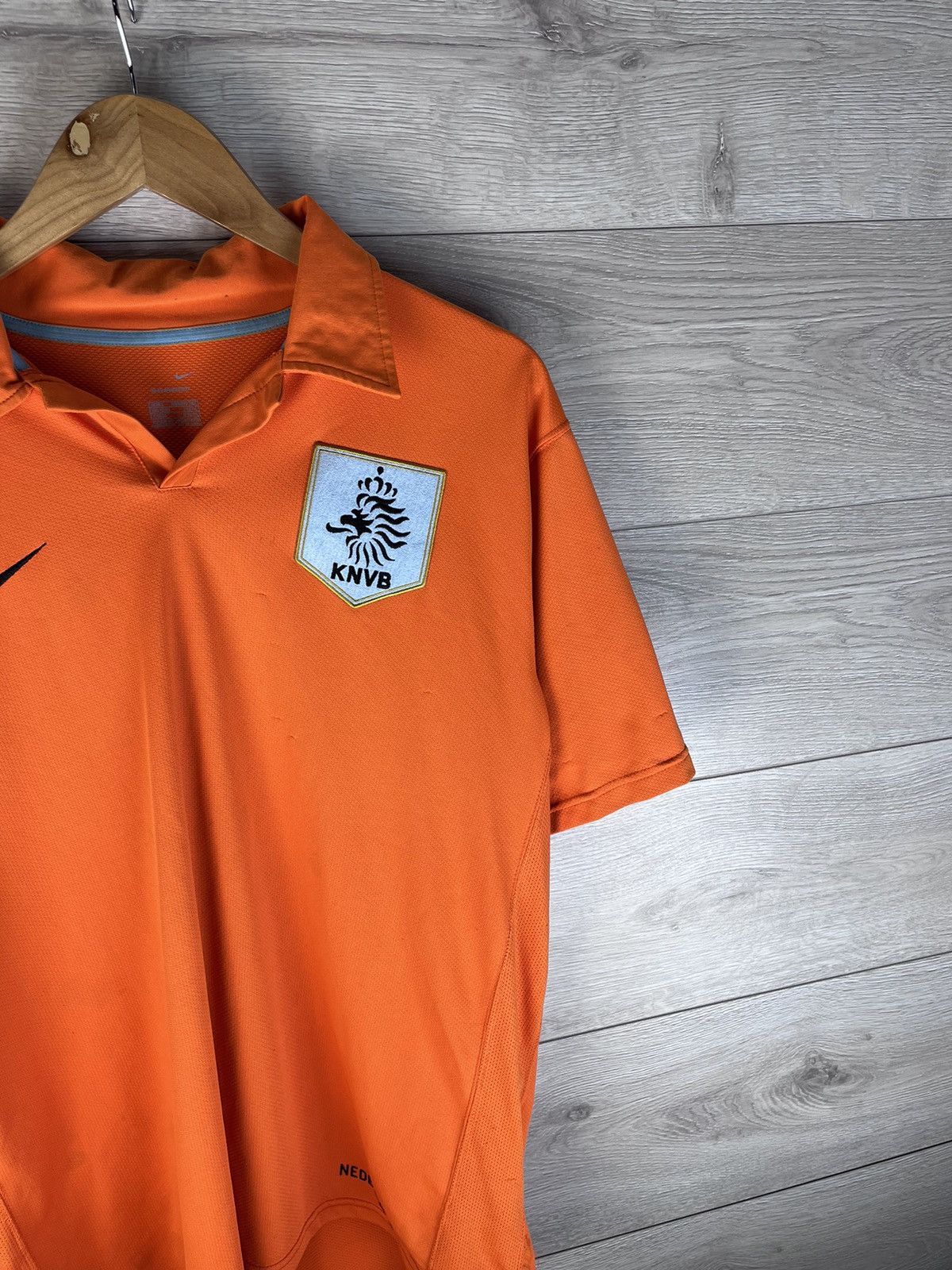Nike Men's Netherlands Home football shirt 2006s Xl #2 Jaliens Size US L / EU 52-54 / 3 - 4 Thumbnail