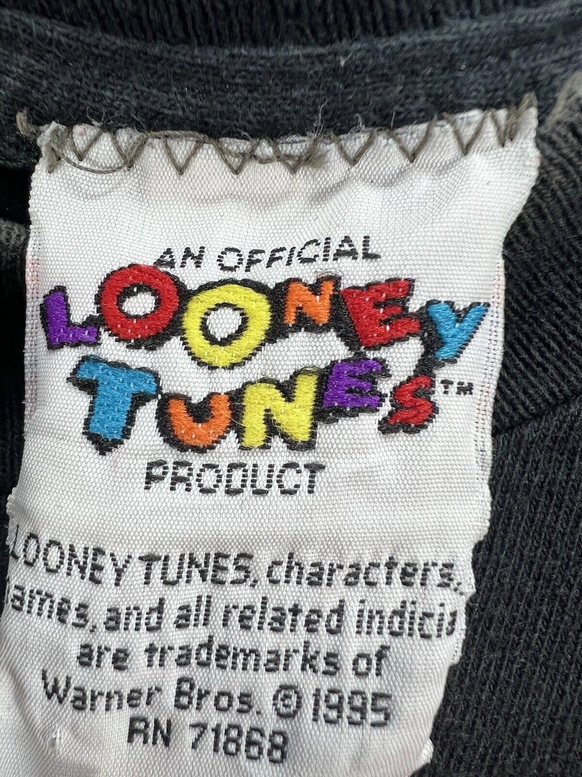 Designer VTG 1995 Looney Tunes Taz Tornado (Sz: Large) RARE 90s #TG Size US L / EU 52-54 / 3 - 3 Thumbnail