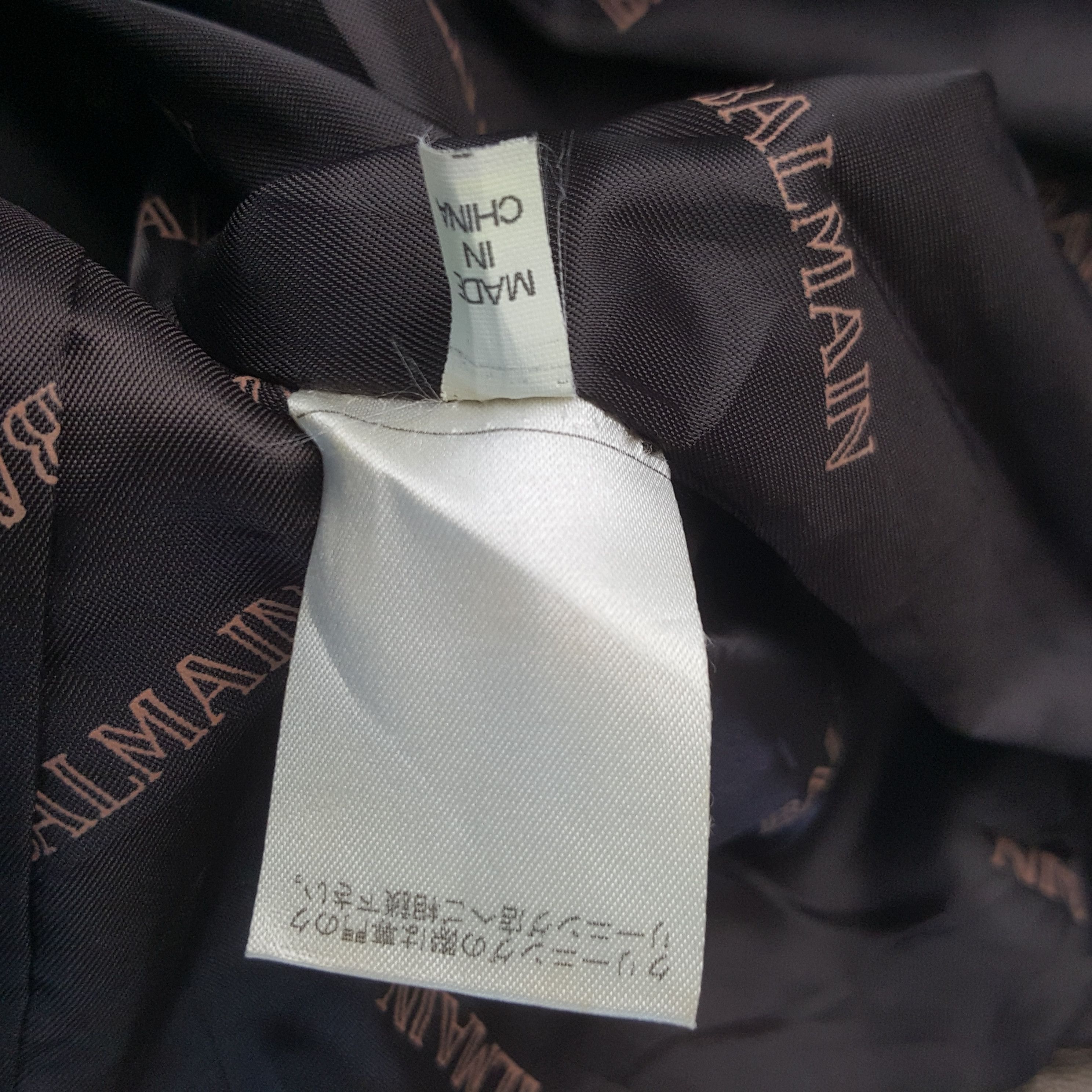 Vintage Vintage Balmain Paris Designer Button Up Jacket RR9 Size US XS / EU 42 / 0 - 8 Thumbnail