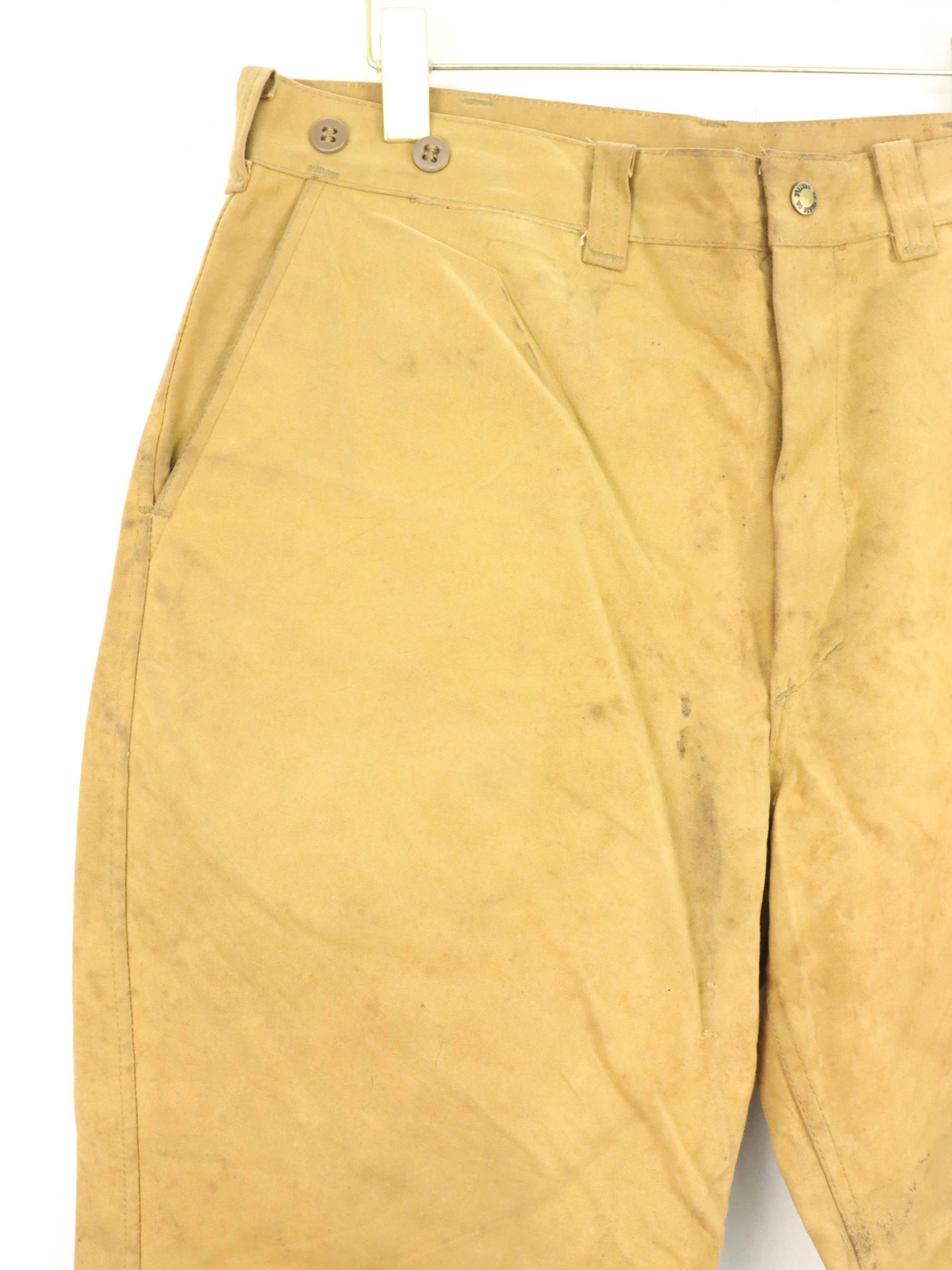 Filson × Vintage Vintage C.C. Filson Single Tin Cloth Hunting Trouser Pants Size US 36 / EU 52 - 3 Thumbnail