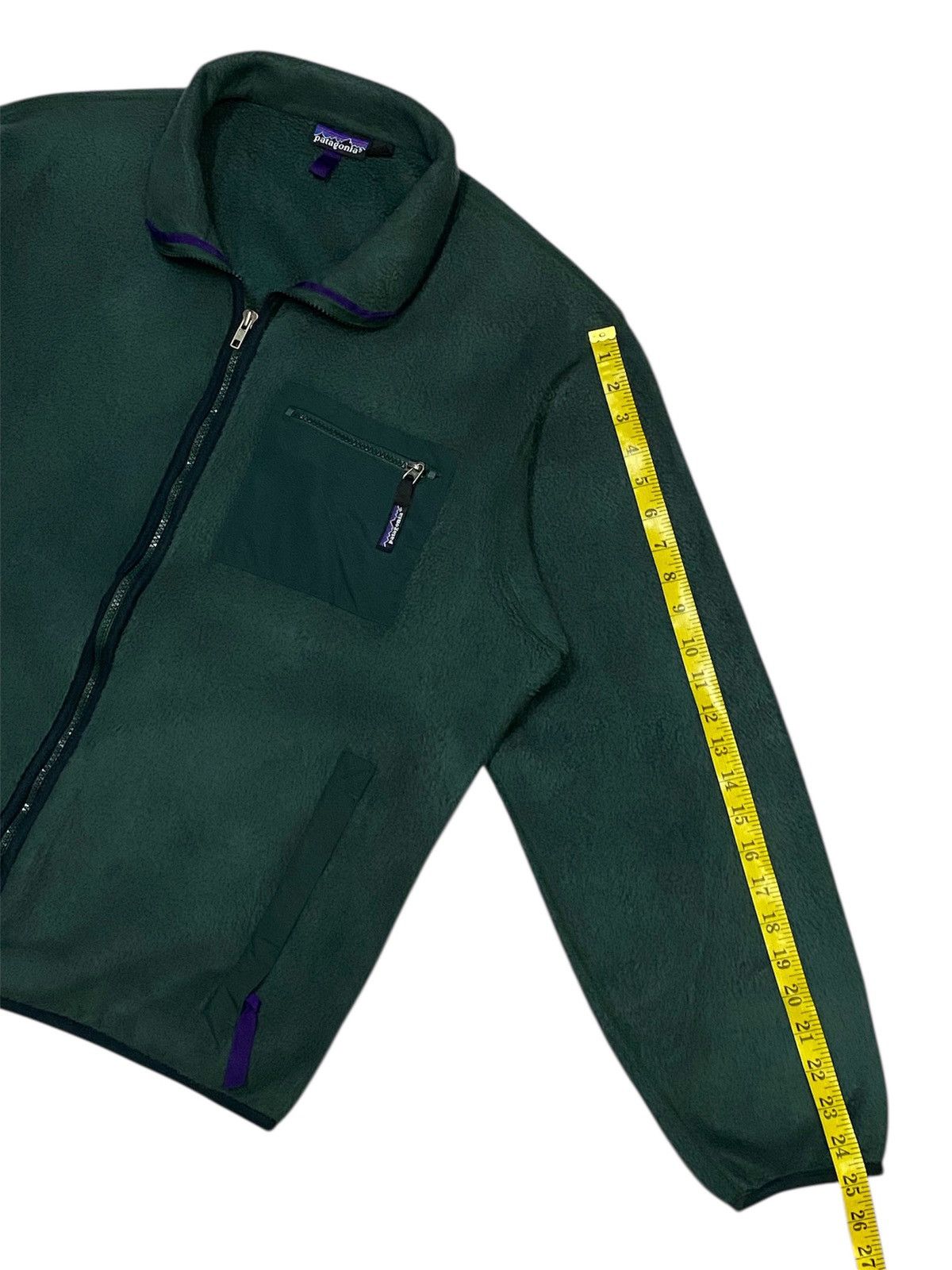 Patagonia Vintage 90s Patagonia Green Full Zip Synchilla Fleece Jacket Size US XL / EU 56 / 4 - 16 Thumbnail