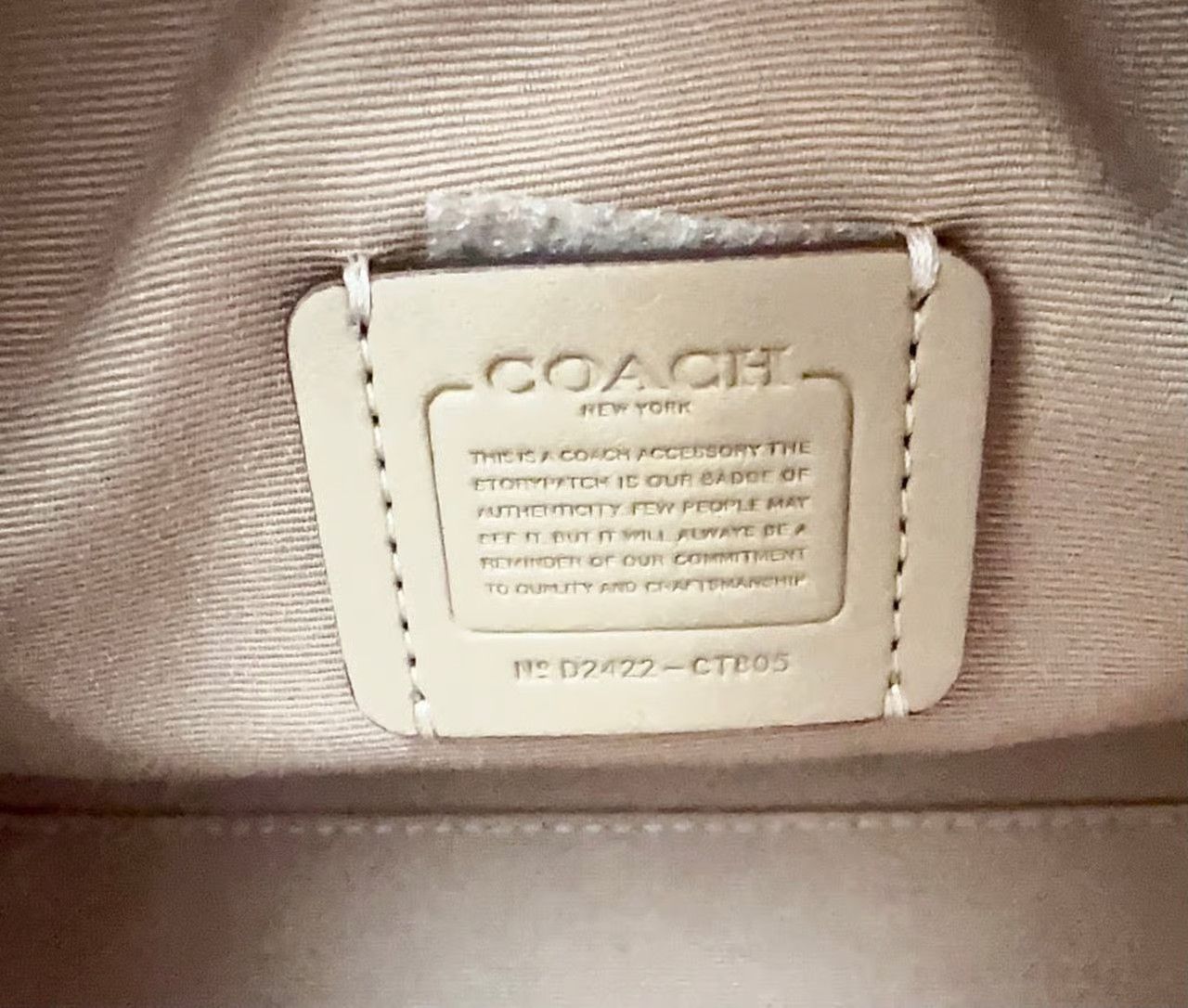 Coach NWT Coach Mini Rowan Crossbody With Stripe Print CT805 Size ONE SIZE - 9 Thumbnail