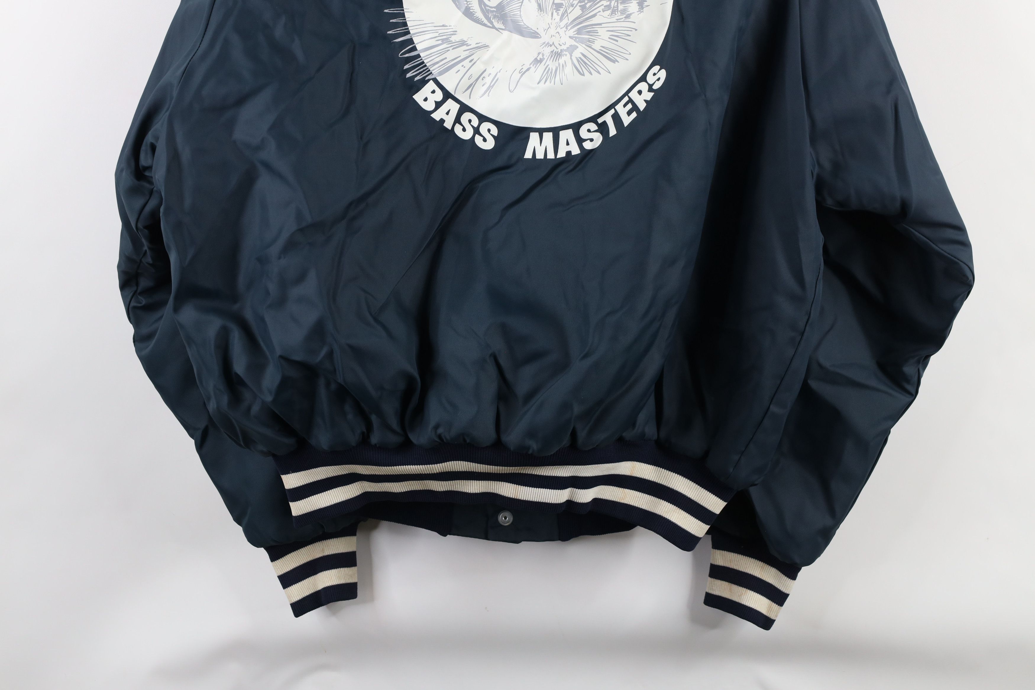 Vintage Vintage 70s Ohio Bass Masters Quilted Bomber Jacket USA Size US L / EU 52-54 / 3 - 17 Thumbnail