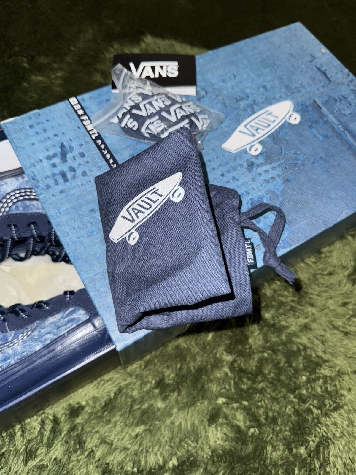 Vans [US 11] Vans Vault x FDMTL japanese boro denim Sk8-Hi Size US 11 / EU 44 - 9 Thumbnail