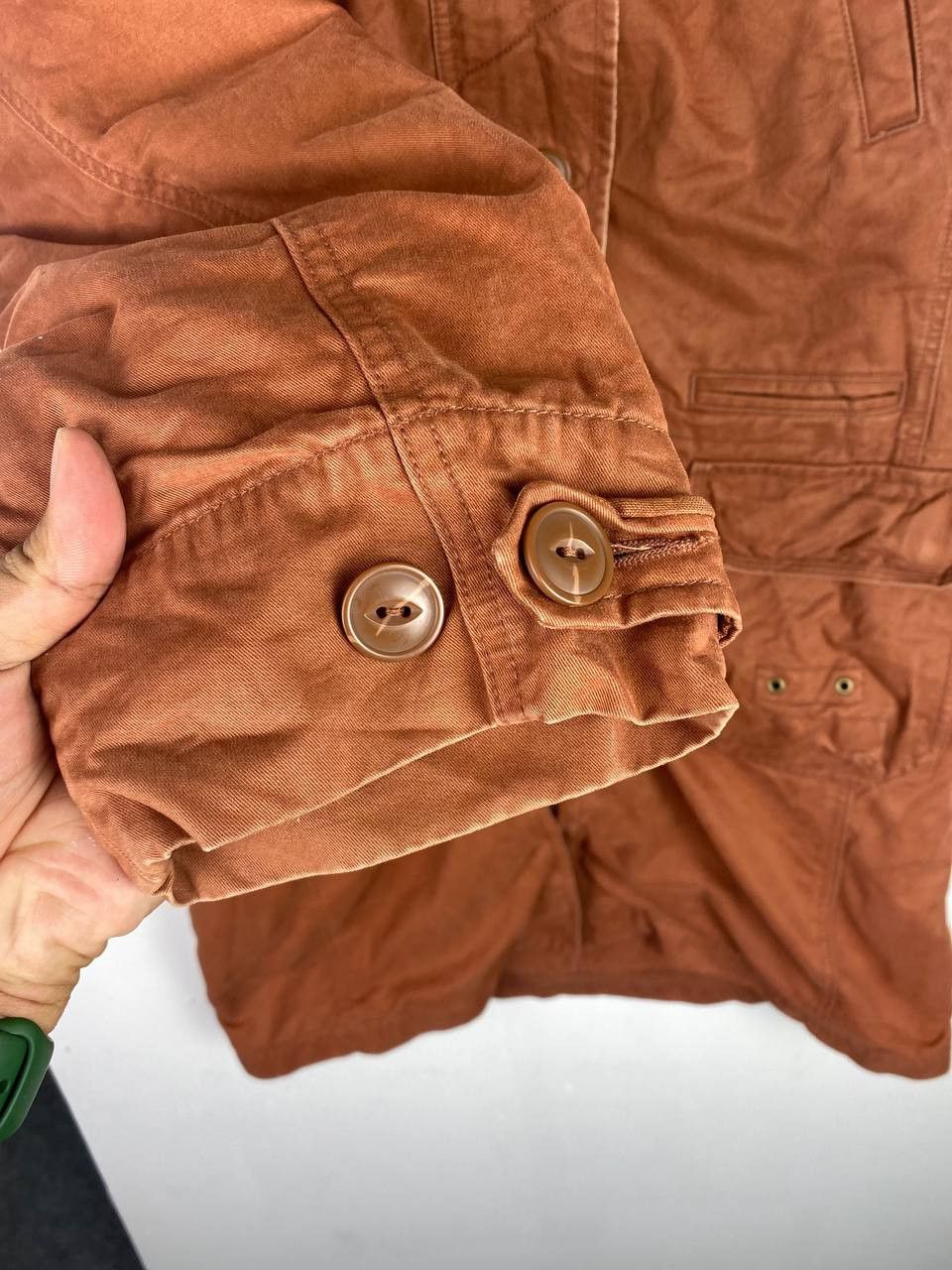 Japanese Brand japanese brand hard khakis parka jacket fur lining Size US L / EU 52-54 / 3 - 4 Thumbnail