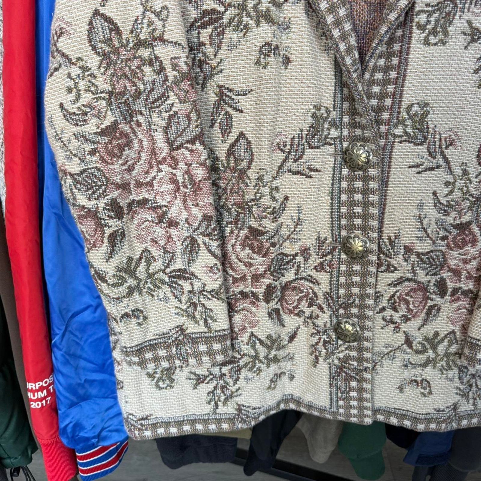Orvis Vintage 80s Orvis Women's Floral Jacket Size XL / US 12-14 / IT 48-50 - 4 Thumbnail